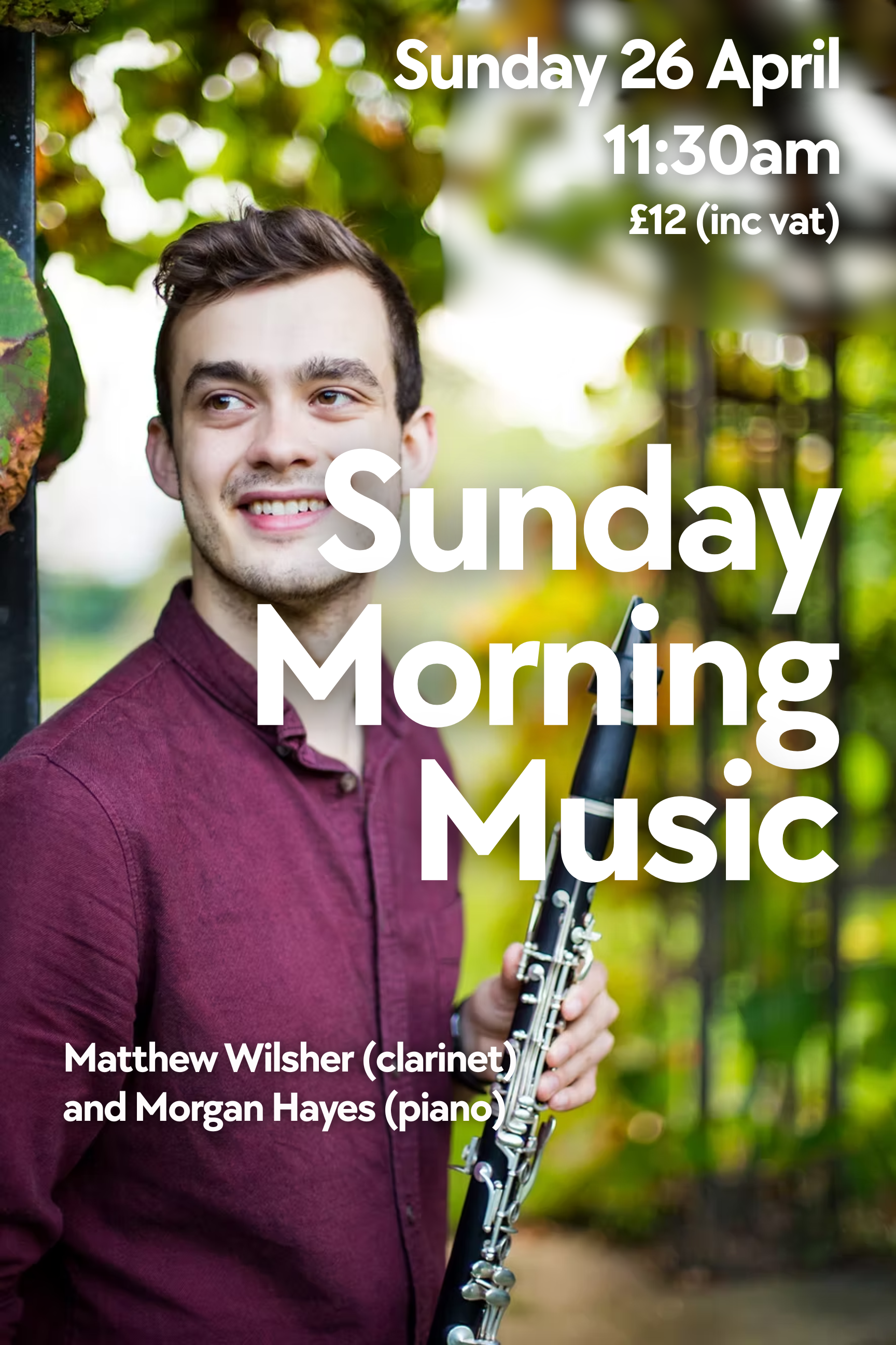 Sunday Morning Music - Matthew Wilshire (clarinet) and Morgan Hayes (piano)