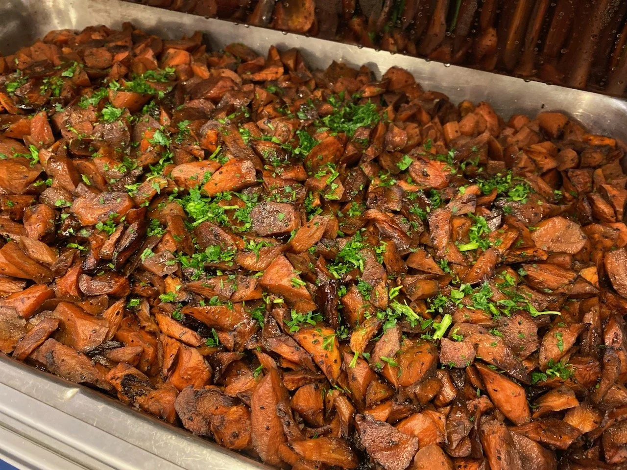 Maple Balsamic Glazed Carrots
