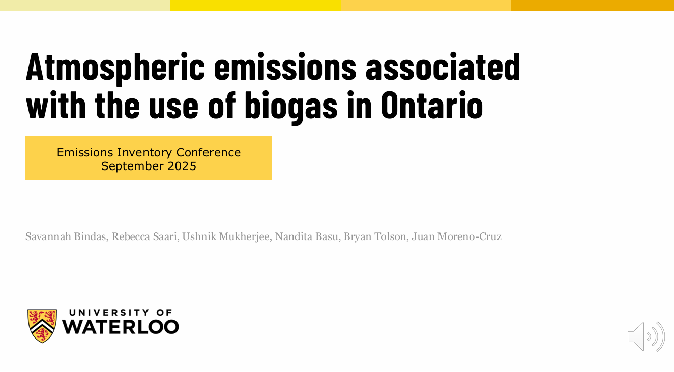 Savannah Bindas Presents Research on Biogas Emissions at U.S. EPA Emissions Inventory Conference