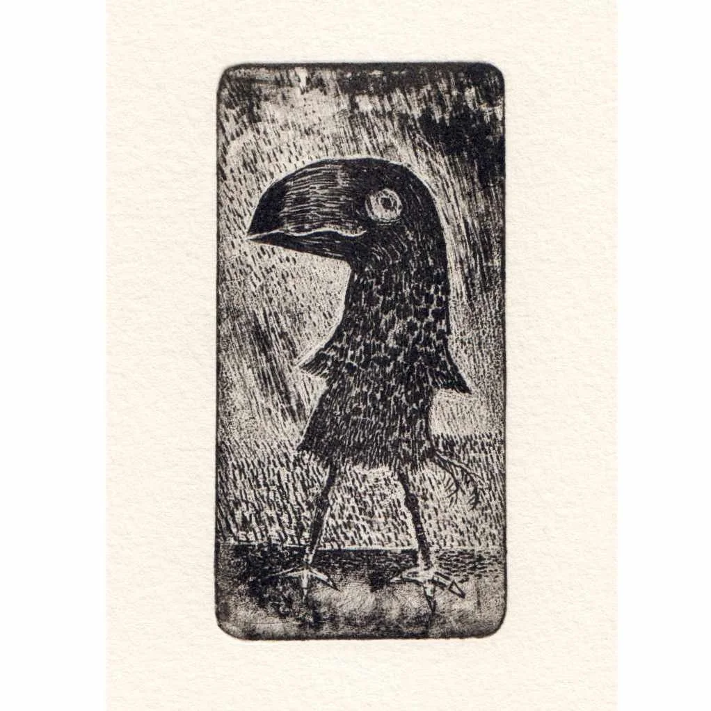 Ashore, waterless lithograph