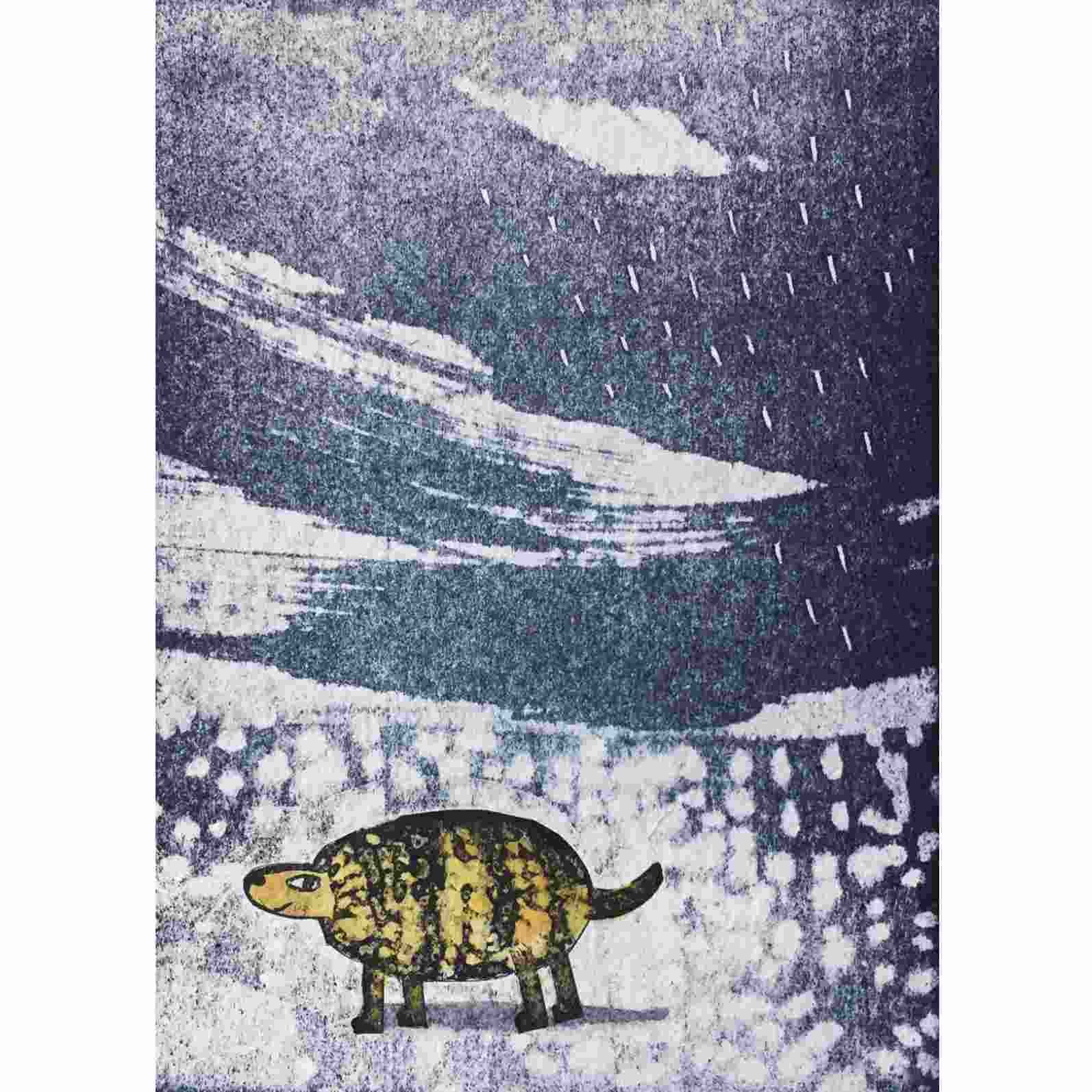 Darkening Sky, mokulito and waterless litho