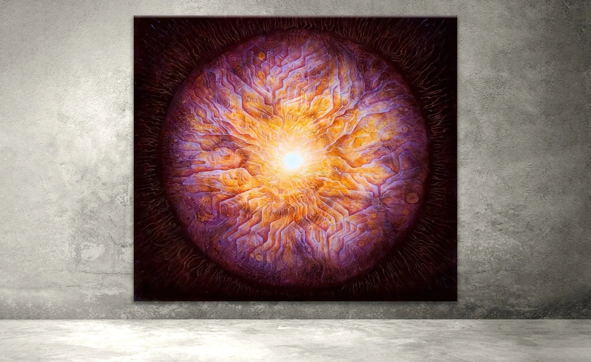 Alpha Centauri, 206x182cm, Acrylic, Oil & Airbrush on Canvas, 2026