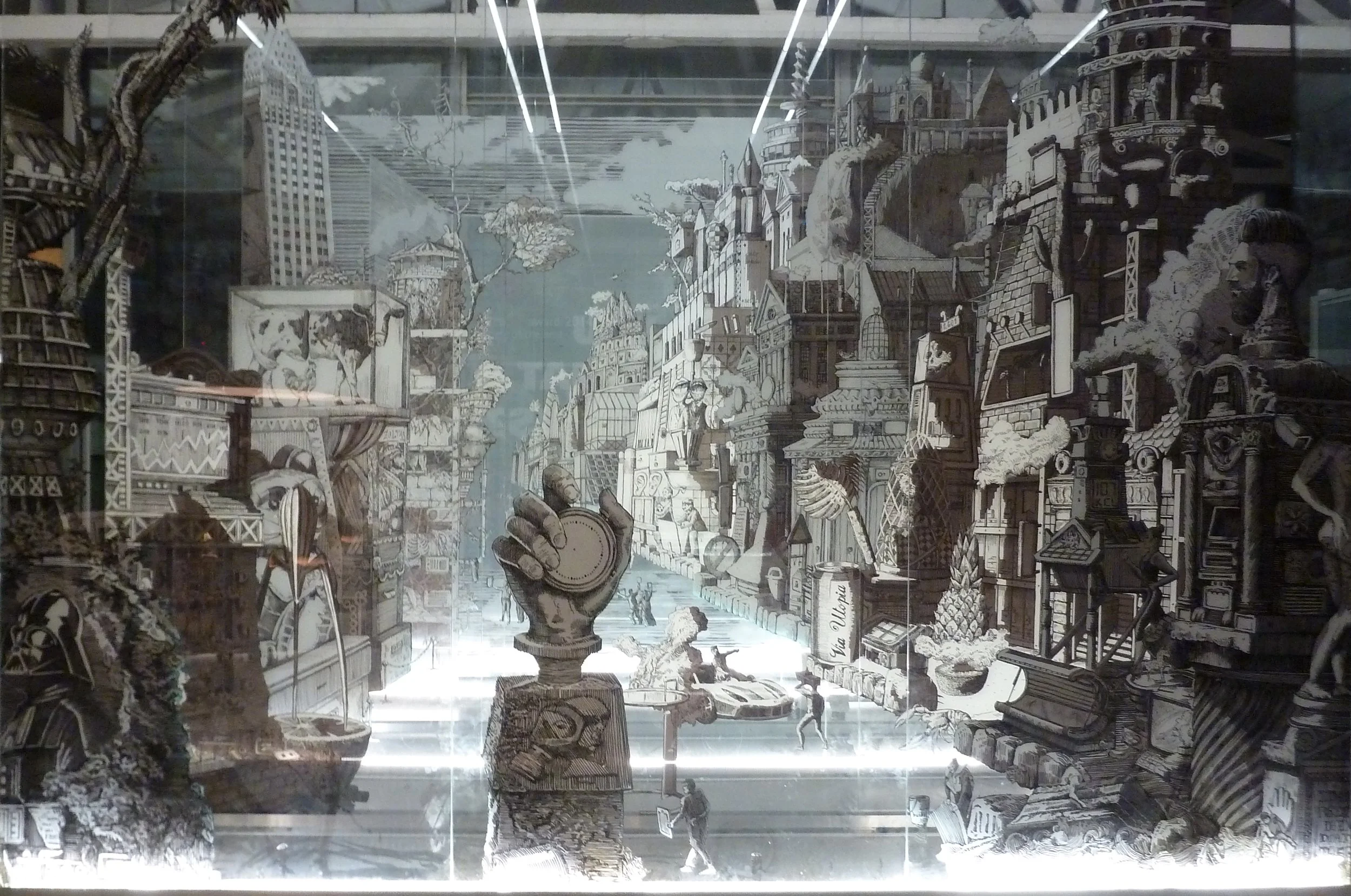   Via Utopia  l Ana Aragão (2016),  at Jofebar headquarters in Matosinhos 