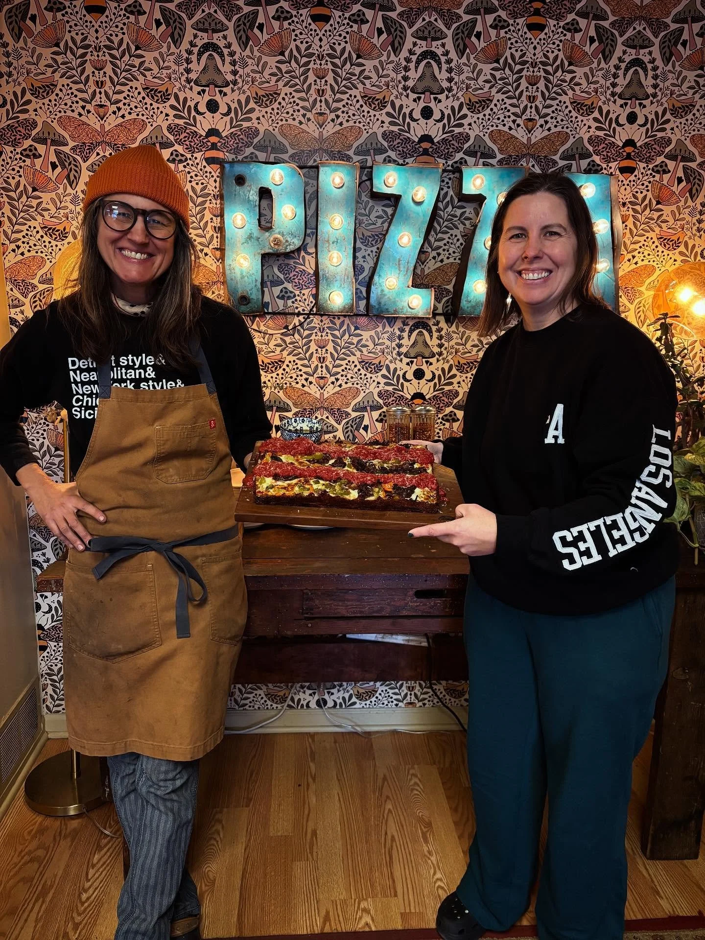 We made a real one for a REAL ONE. Please meet Veronica of @veronicaroseplanning We&rsquo;ve been catering back alleys with Veronica long before Flour Girl &amp; Flame, V-R-P and even our own children were a twinkle in our eyes. 

Veronica Rose Plann