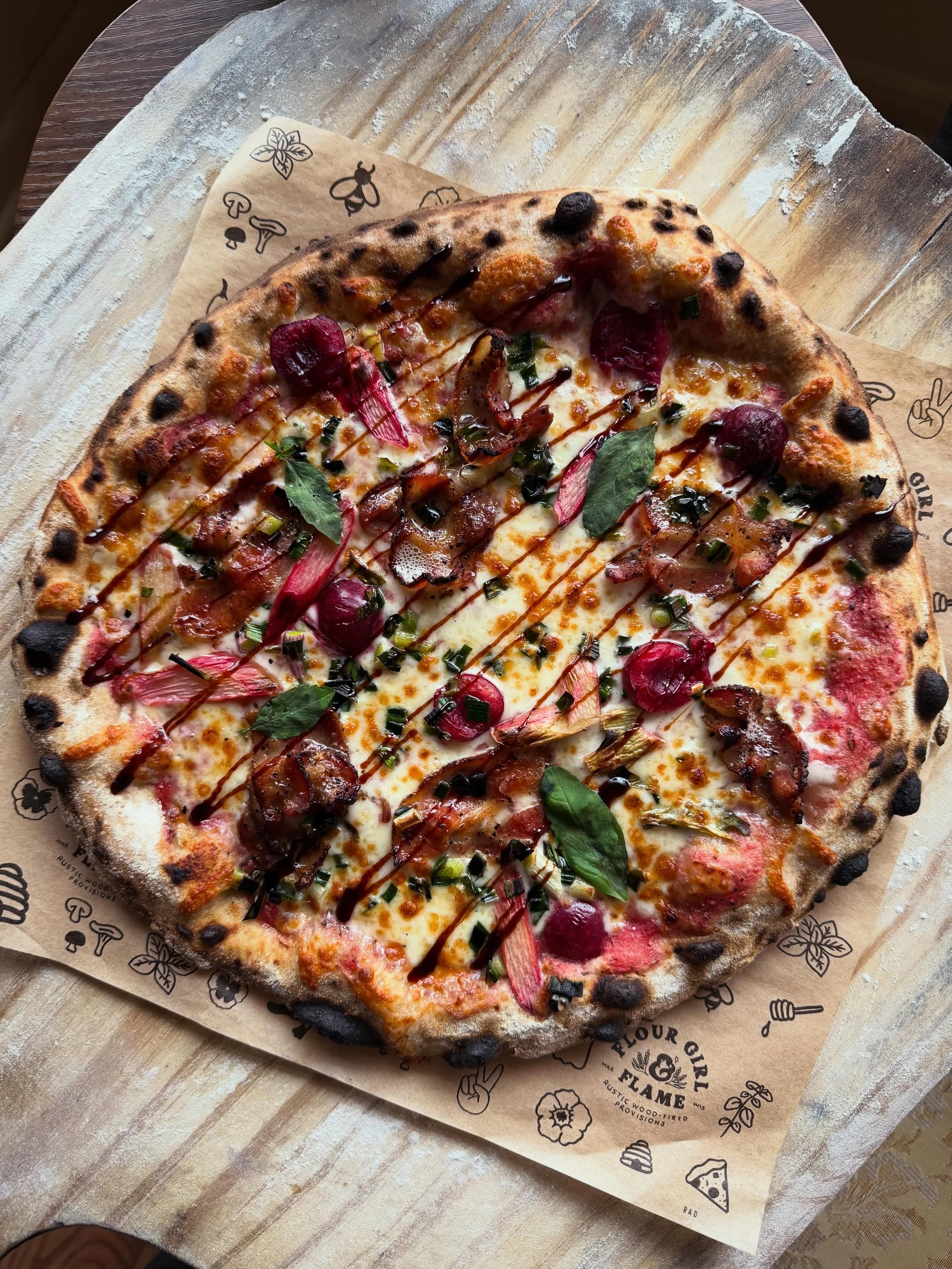 We were tasked with creating a pie to help promote period poverty awareness week. 2 in 5 folks struggle with affording menstrual products. Period poverty disproportionately affects Black &amp; Latina communities with the issue being worsened by lower