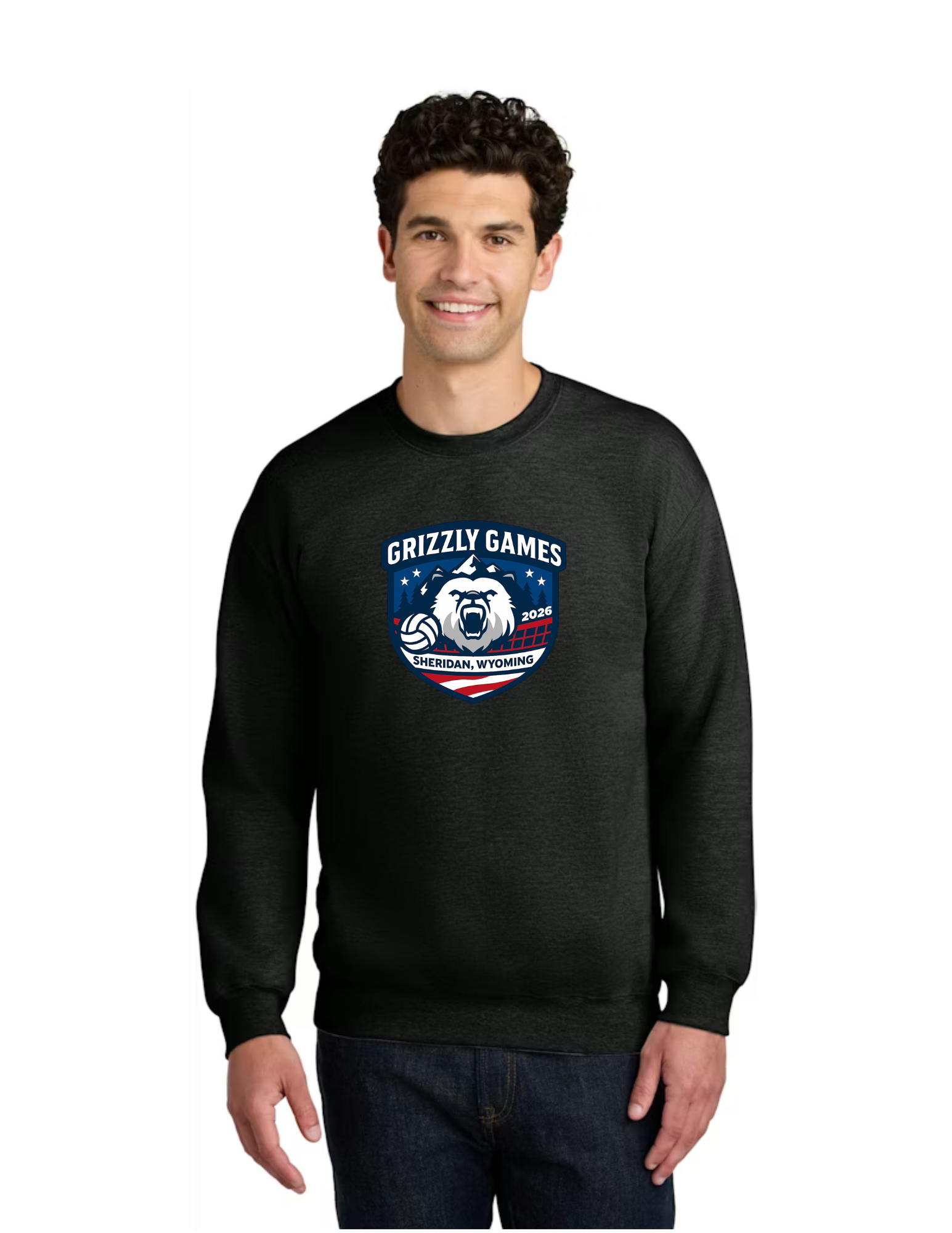 SPECIAL ORDER BLACK GRIZZLY GAMES CREWNECK