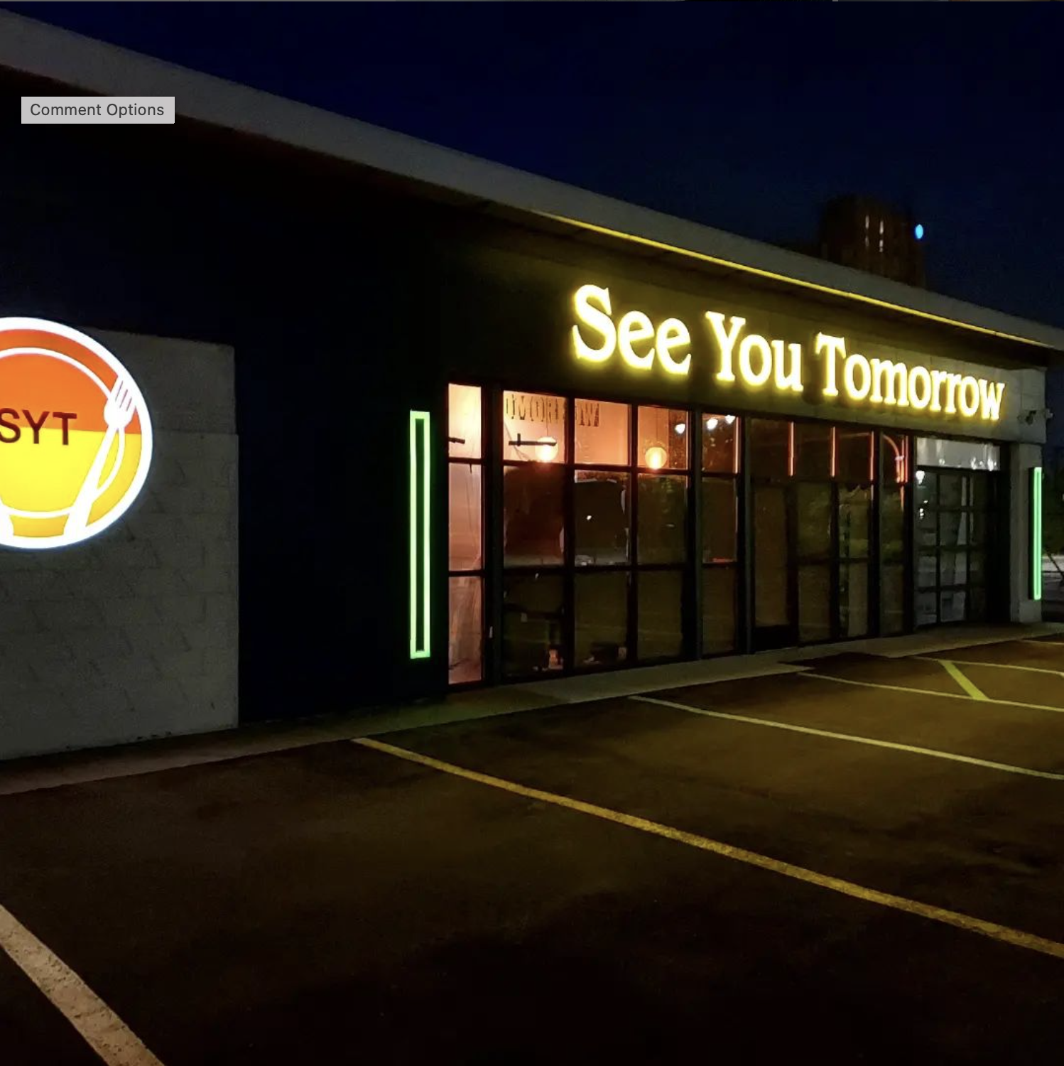 Our Menu — See You Tomorrow TM