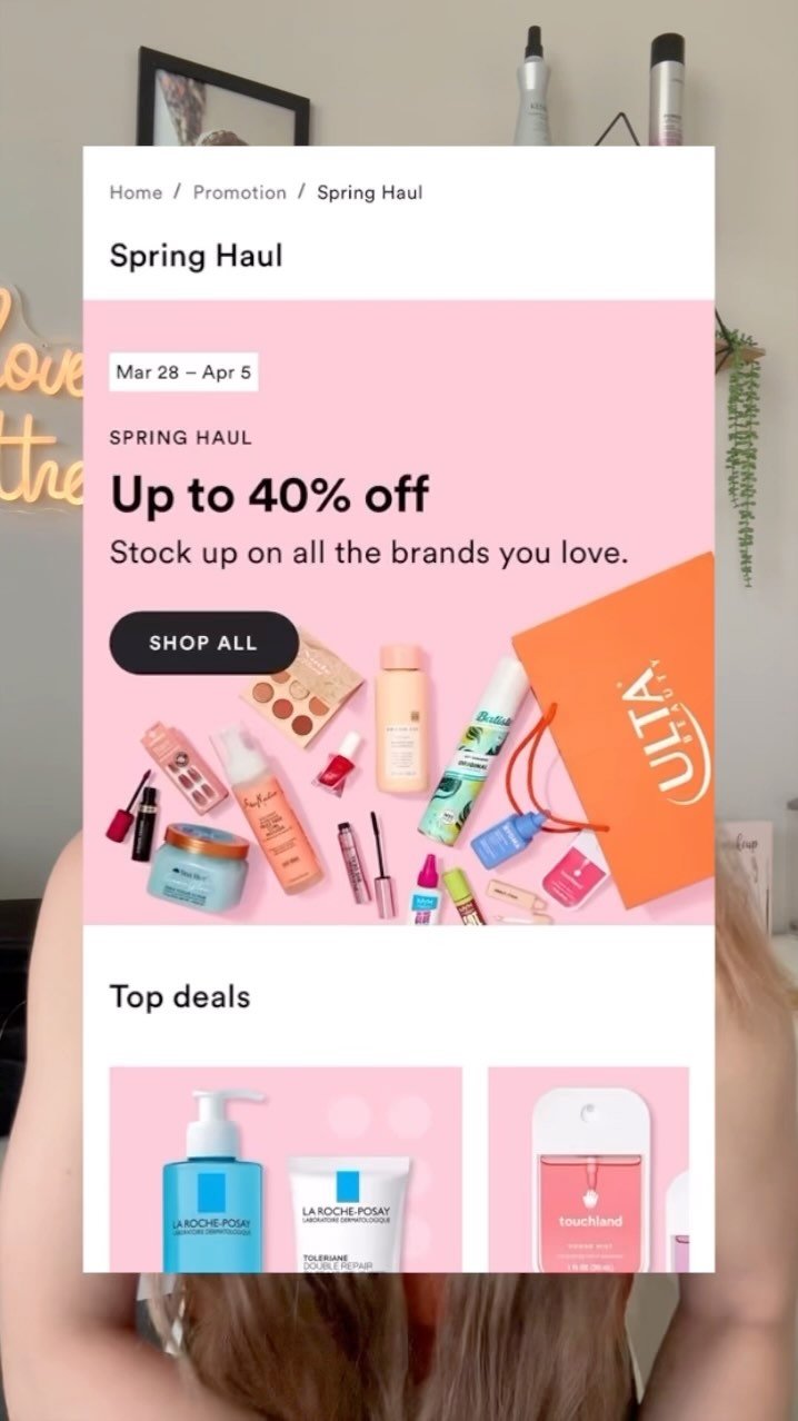Some of my favorite beauty finds from Ulta&rsquo;s Spring Haul sale!✨💄 From must-have skincare to the makeup essentials, it&rsquo;s time to stock up! Let me know your top picks! #UltaSpringHaul