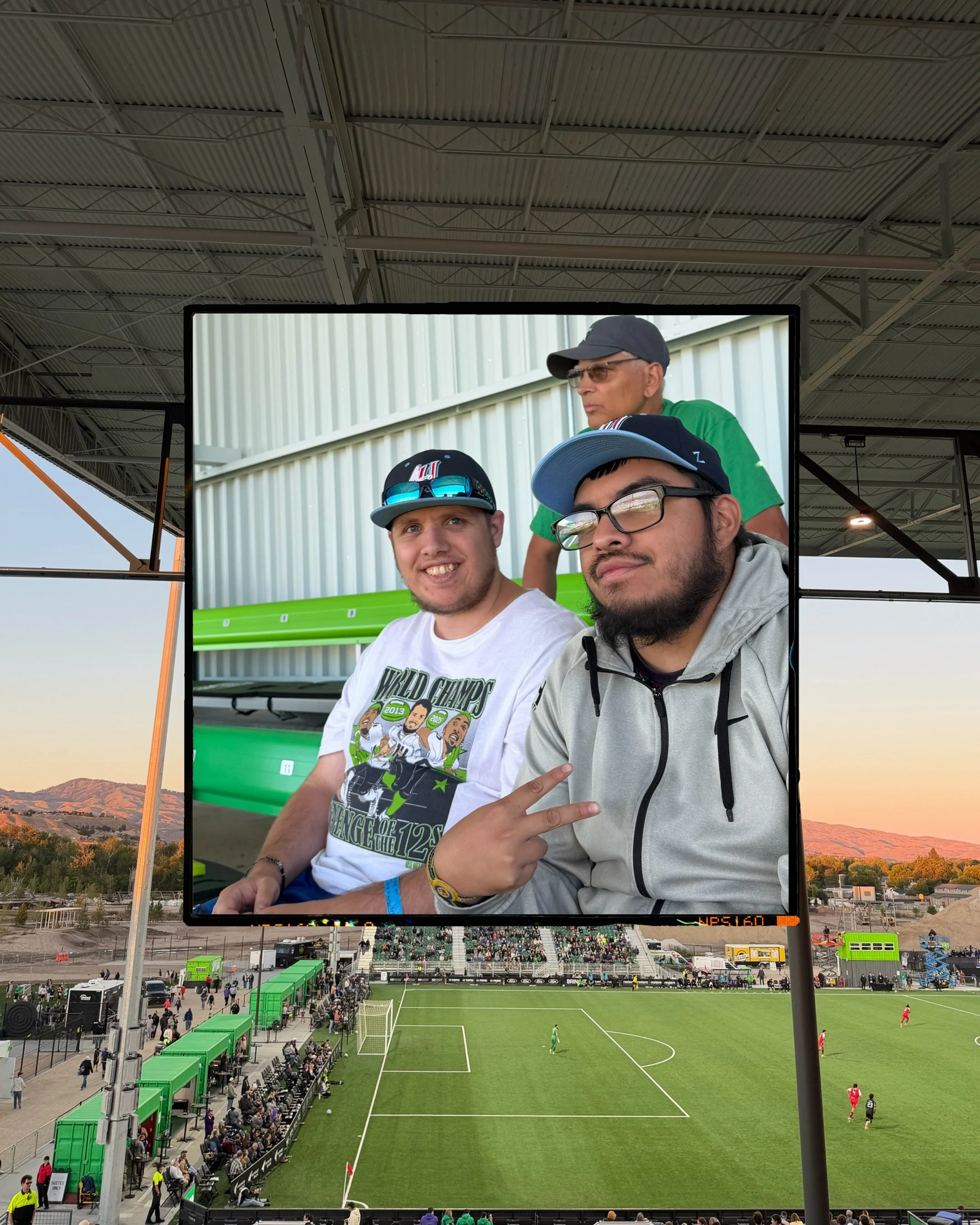 So much fun at AC Boise last night 🤍⚽️🤘🏻