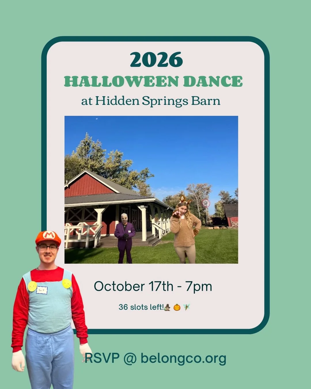 We are just a week and a half away from our Halloween Dance, and our team is BUSY preparing&mdash;and SO, SO excited! 👻 In the meantime, enjoy a little trip down memory lane with some pictures from Belong Halloweens of years past! 

OH&mdash;and don