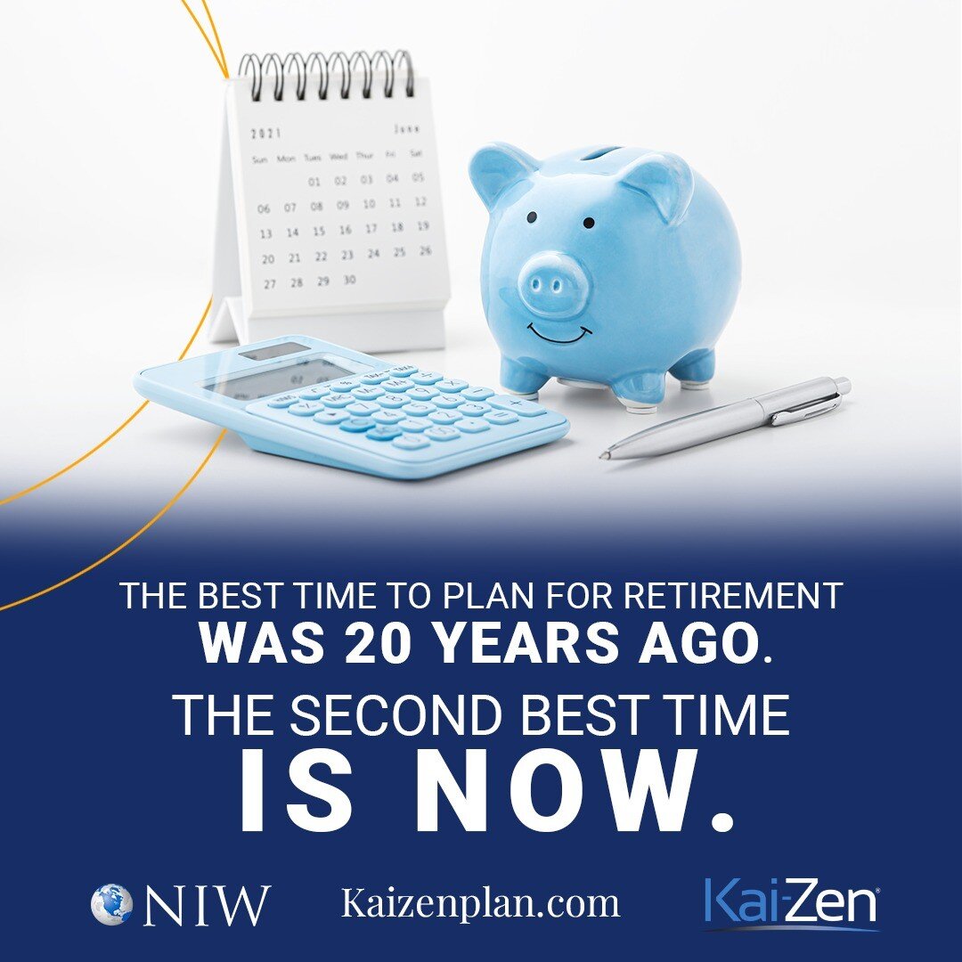 If you haven't started planning for retirement yet, don't worry! Start taking steps towards securing your financial future today with Kai-Zen!

#retirement #retirementplanning #financialfreedom #investment #insurance #money #financialplanning #invest