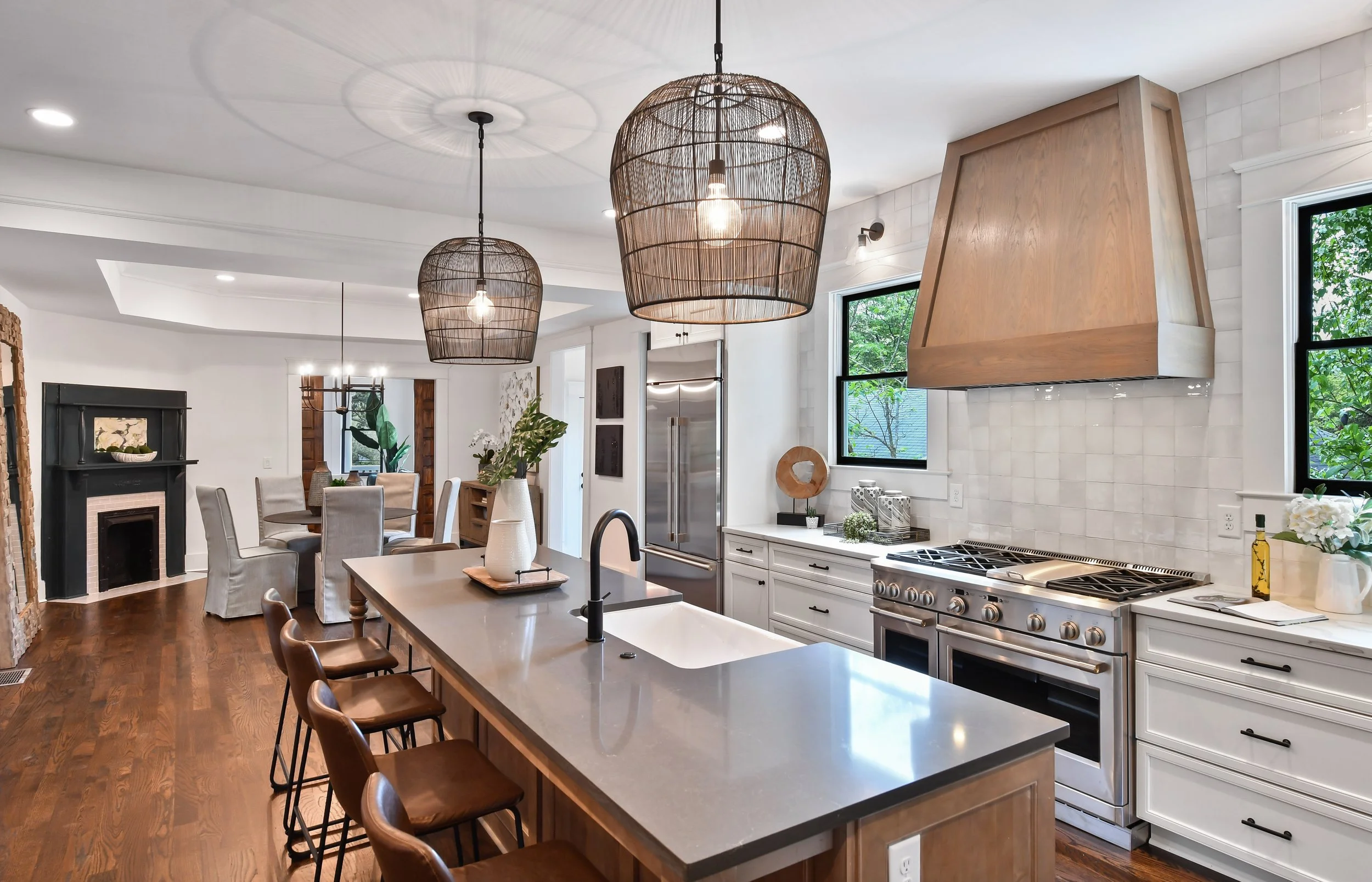 Traditional With Natural Wood Accents Kitchen Remodel by Atlantis Granite & Marble LLC project photo