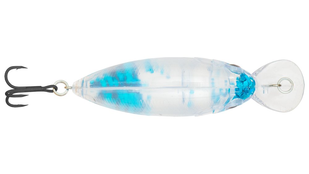 Clear 3.25 Crankbait - Blue — Glitter Lure