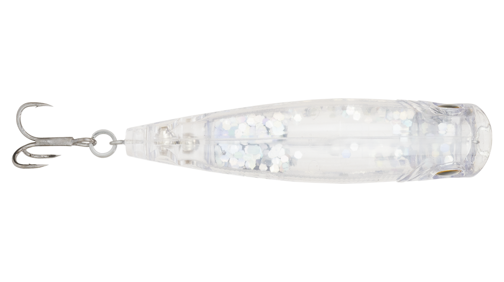 clear plastic fishing lures Weedless-Inline Top Water Lure grabbing the attention of nearby predators ATX Mini Kits - 50