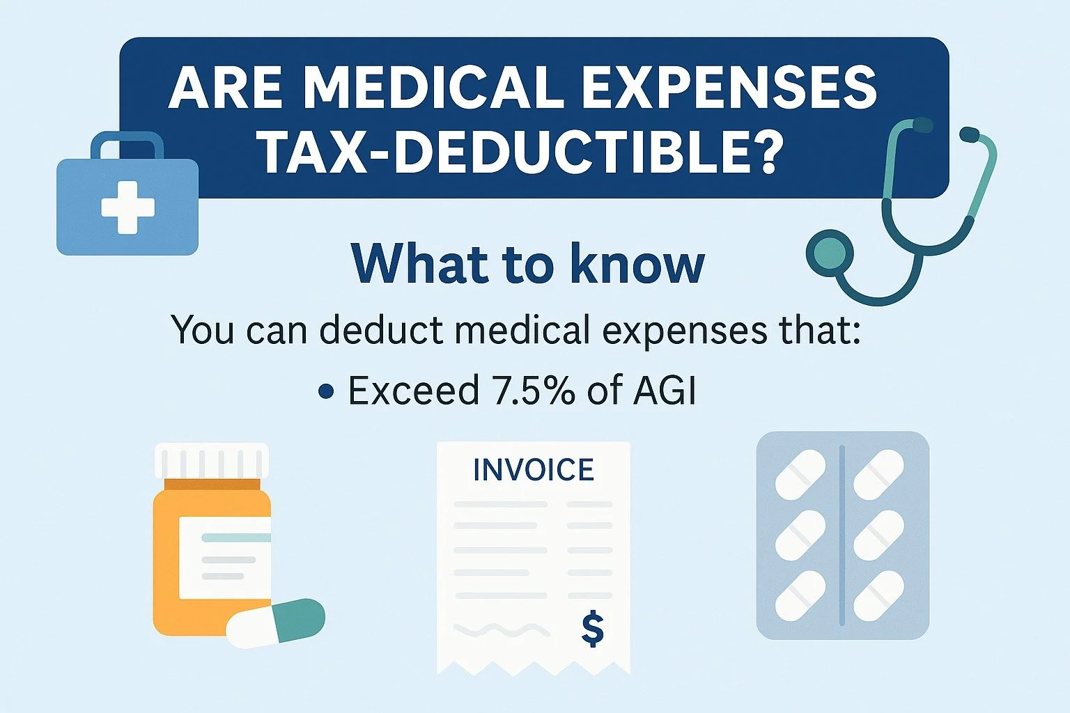 What Medical Expenses can you Deduct?