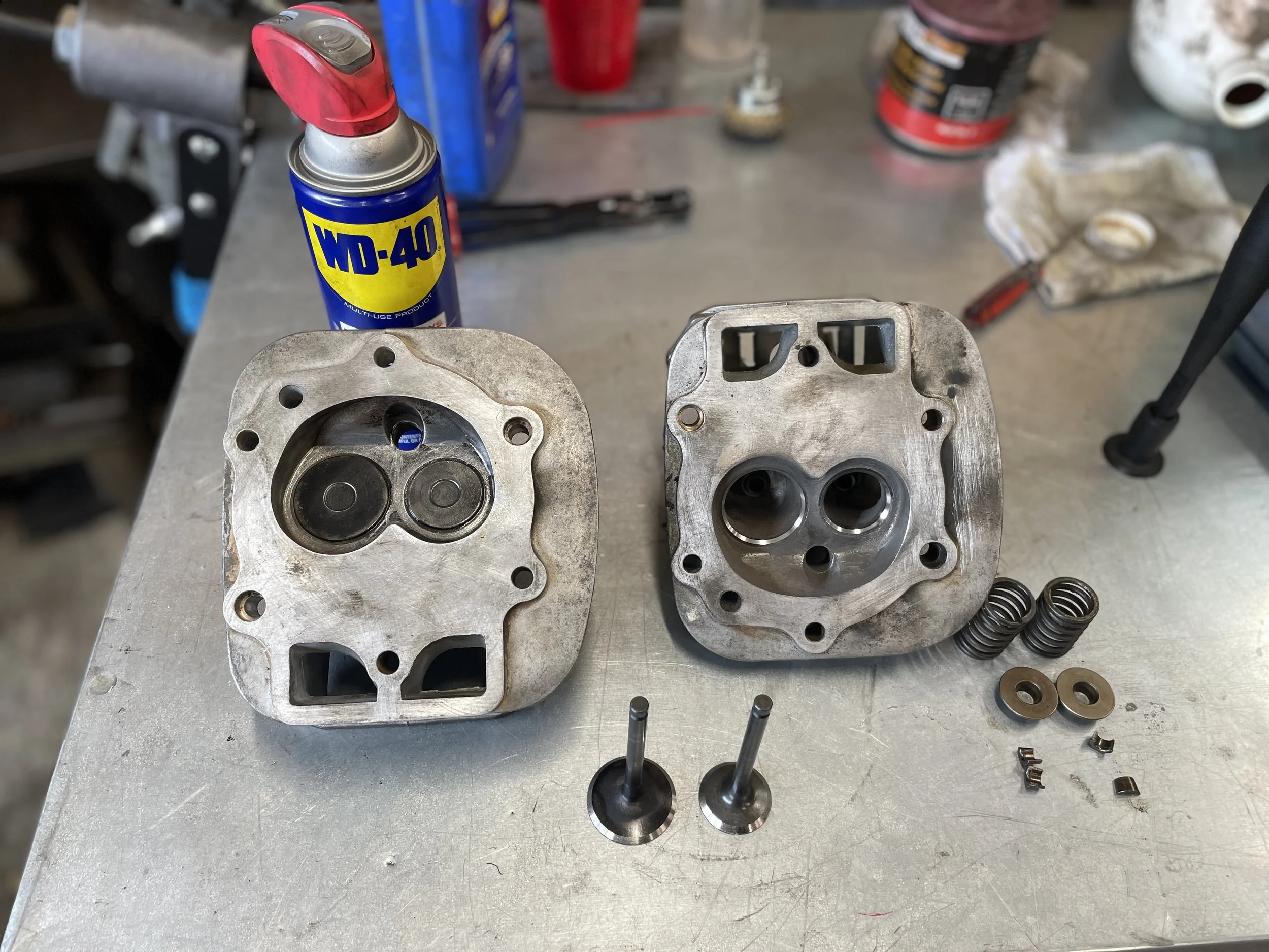 Onan Kohler v twin lawn mower cylinder head