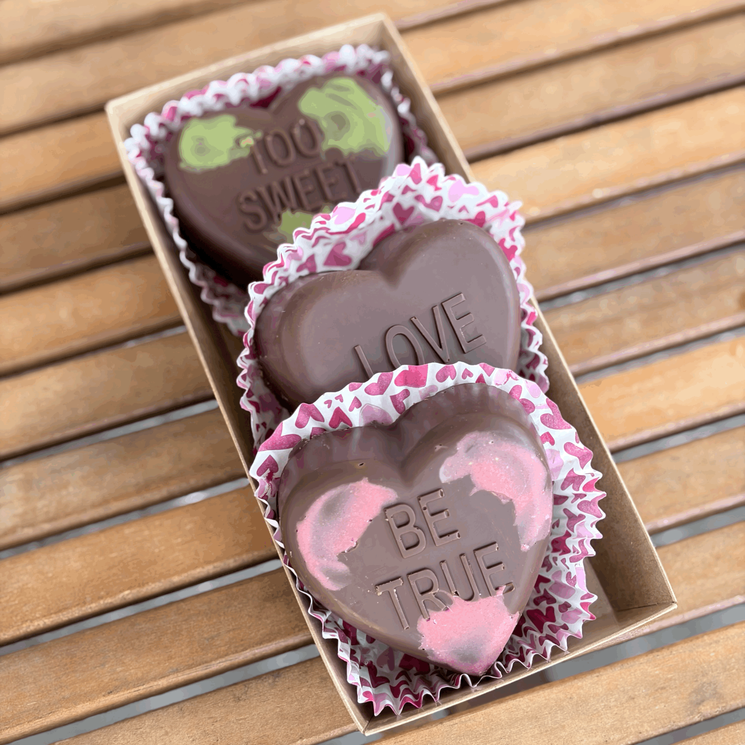 Filled Chocolate Hearts (GF Options)
