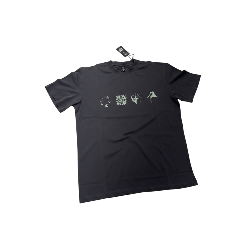 HEMP COTTON SILK SHIRT BLACK