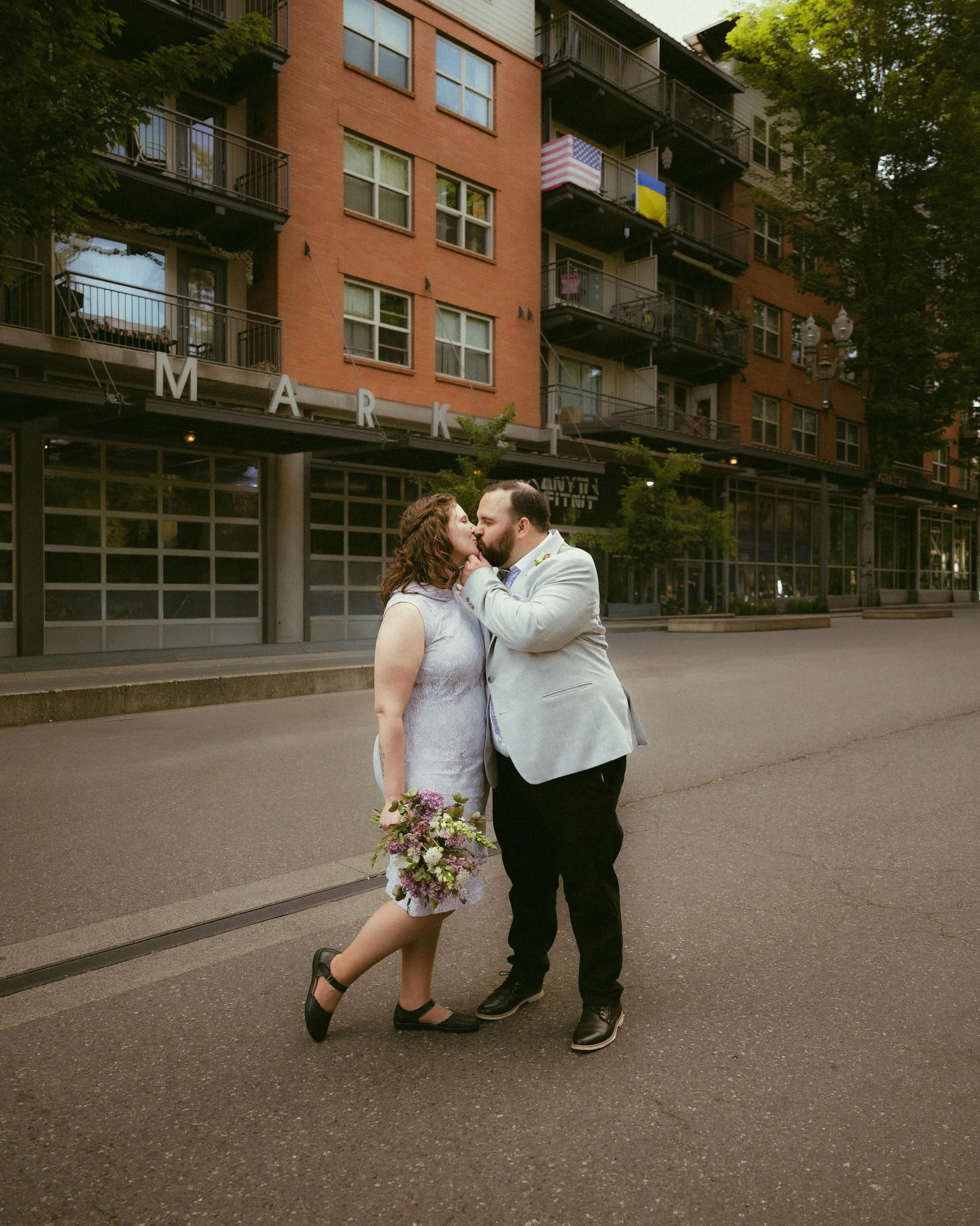 A few quiet portraits in the middle of the city can be just as meaningful as a big scenic backdrop.

Not every wedding day needs a mountain view or a huge venue to feel special. Sometimes it is just the two of you, the place you chose, and a few minu