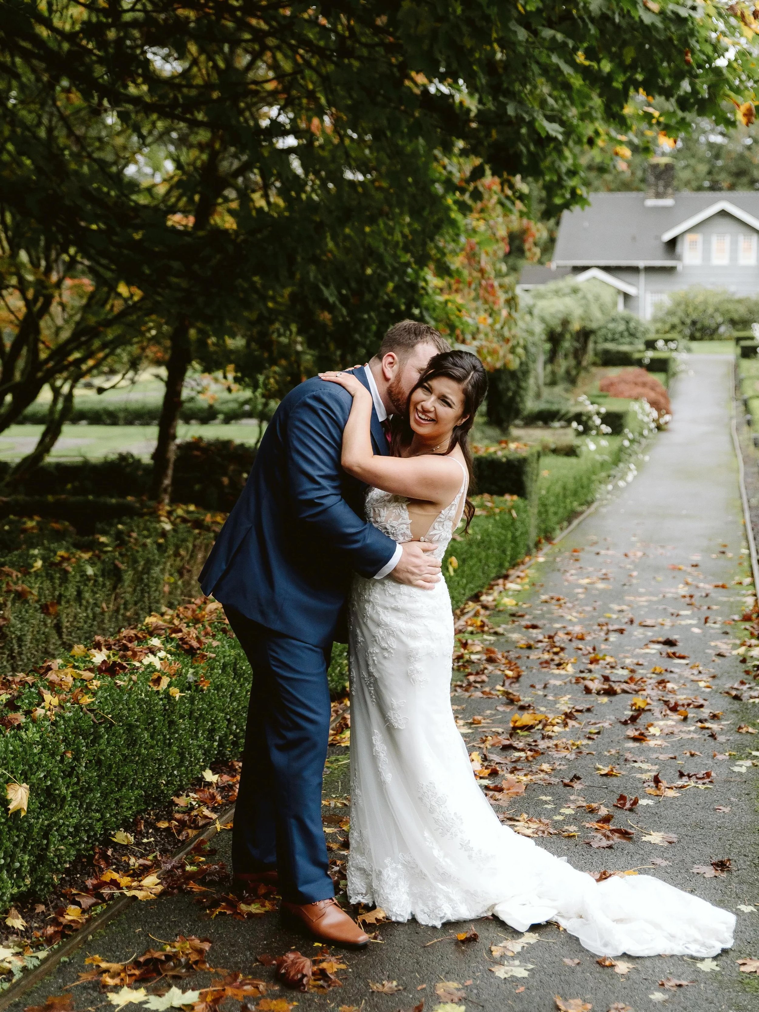 Wedding portraits do not need to feel overly posed to be worth printing.

A little direction goes a long way: where to stand, how to settle in, what to do with your hands, when to pause for a second. From there, the best photos usually come from lett