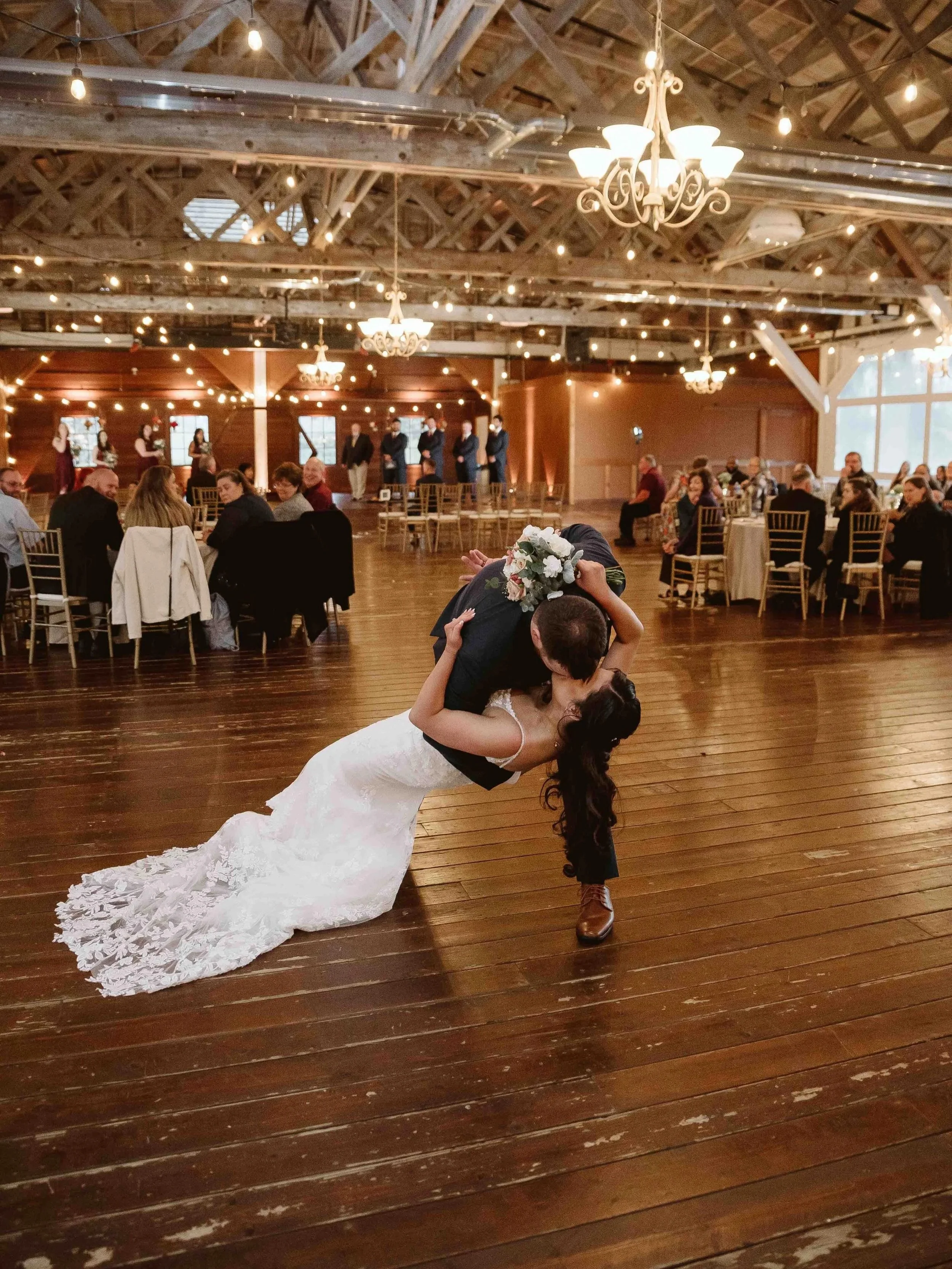 Who can resist another kiss on the way out the door?

This was right after the ceremony, when everyone was starting to shift into the next part of the day and these two stopped for one more dip before leaving the room.

I love exit photos that still 