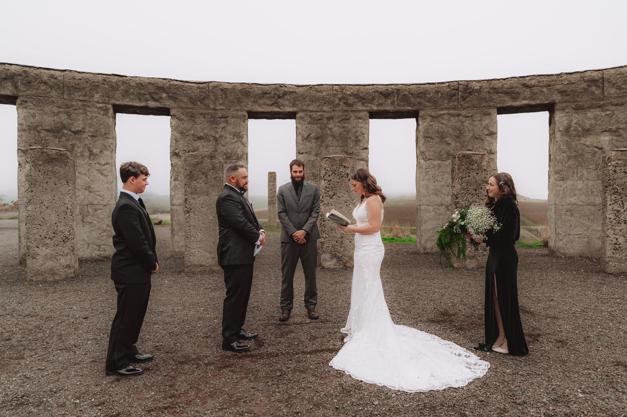Couple portraits comparing Portland courthouse wedding and Oregon elopement style with romantic natural candid moments