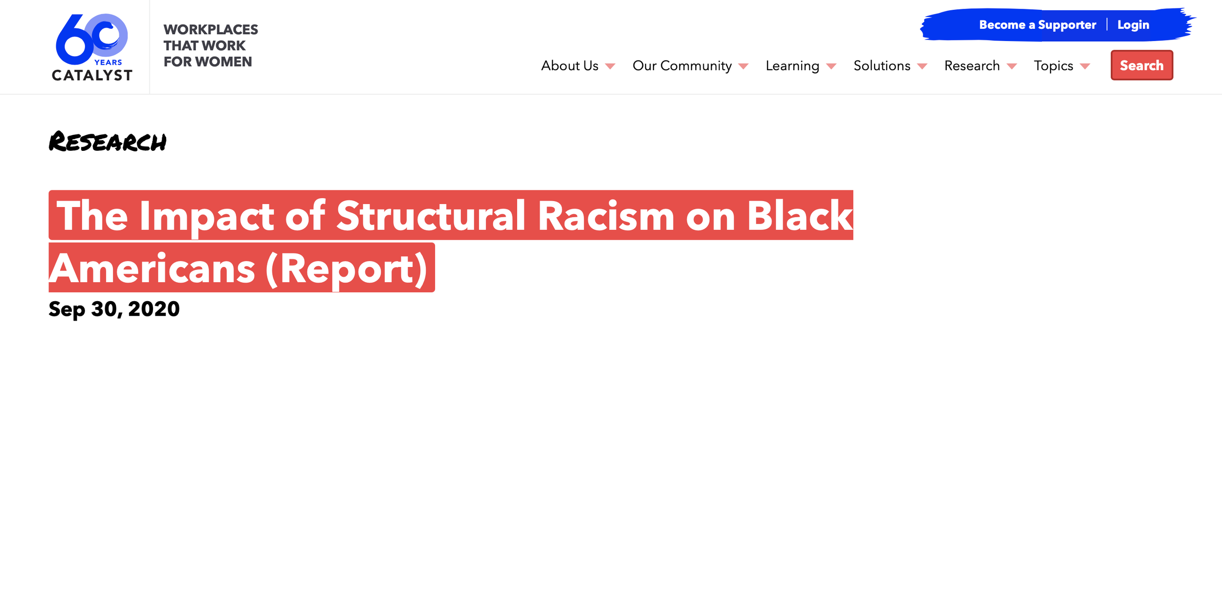 The Impact of Structural Racism on Black Americans (Report)