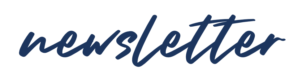 text reading newsletter