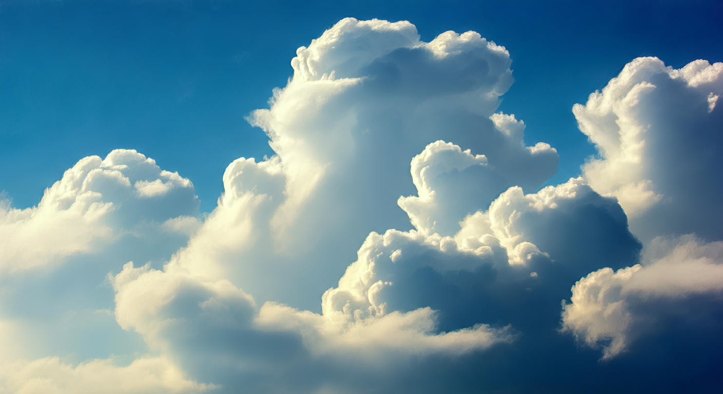 Image of clouds in the sky