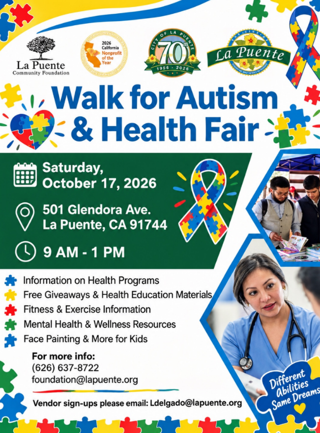 Walk for Autism  & Health Fair