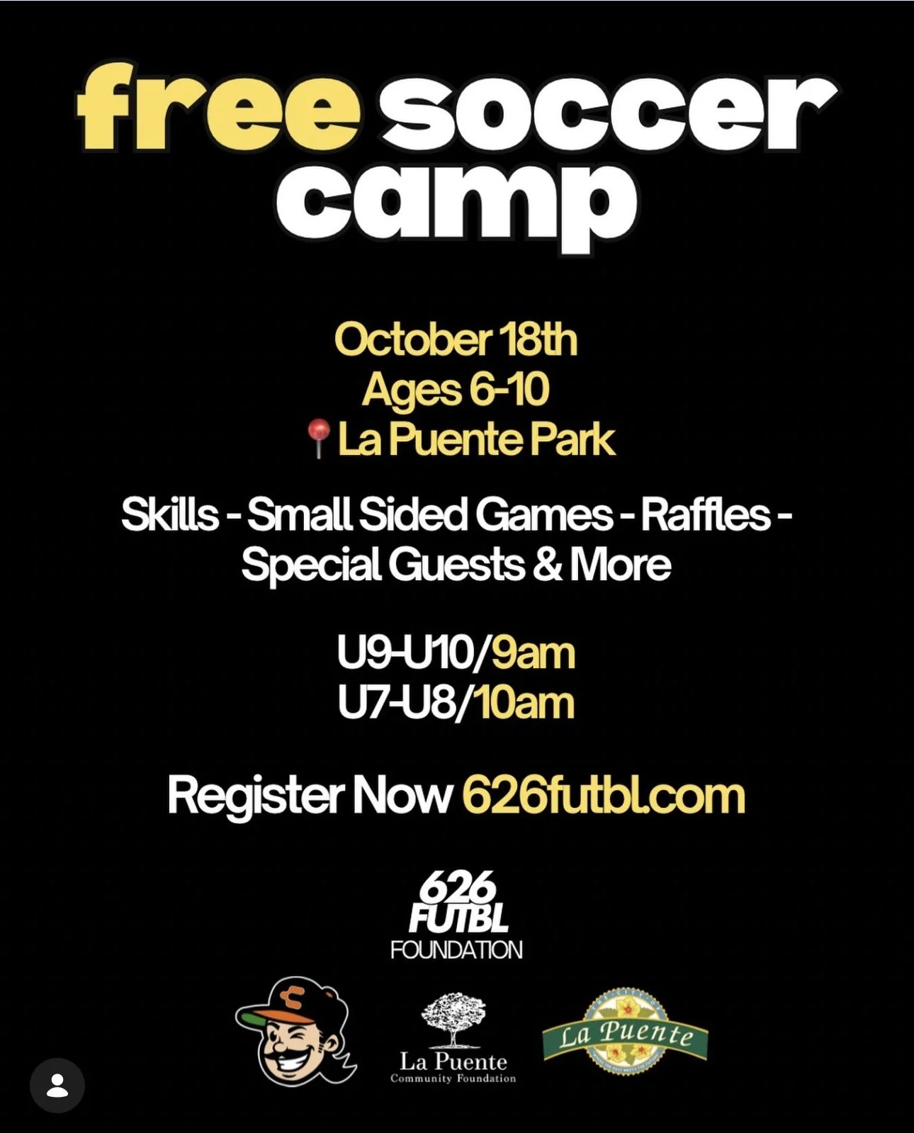 Free Soccer Camp