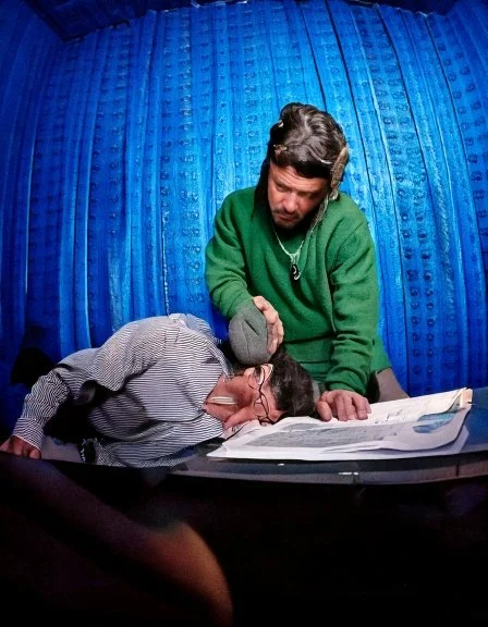 person pushing other person