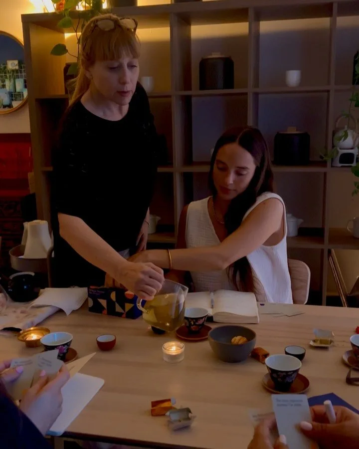 Tuesday morning is my favorite time in the tea studio.
 On Sunday nights, before we leave for our weekend (we&rsquo;re closed on Mondays), all our plants are gathered on the table together. 

It&rsquo;s the plants weekly tea table, full of whispers a