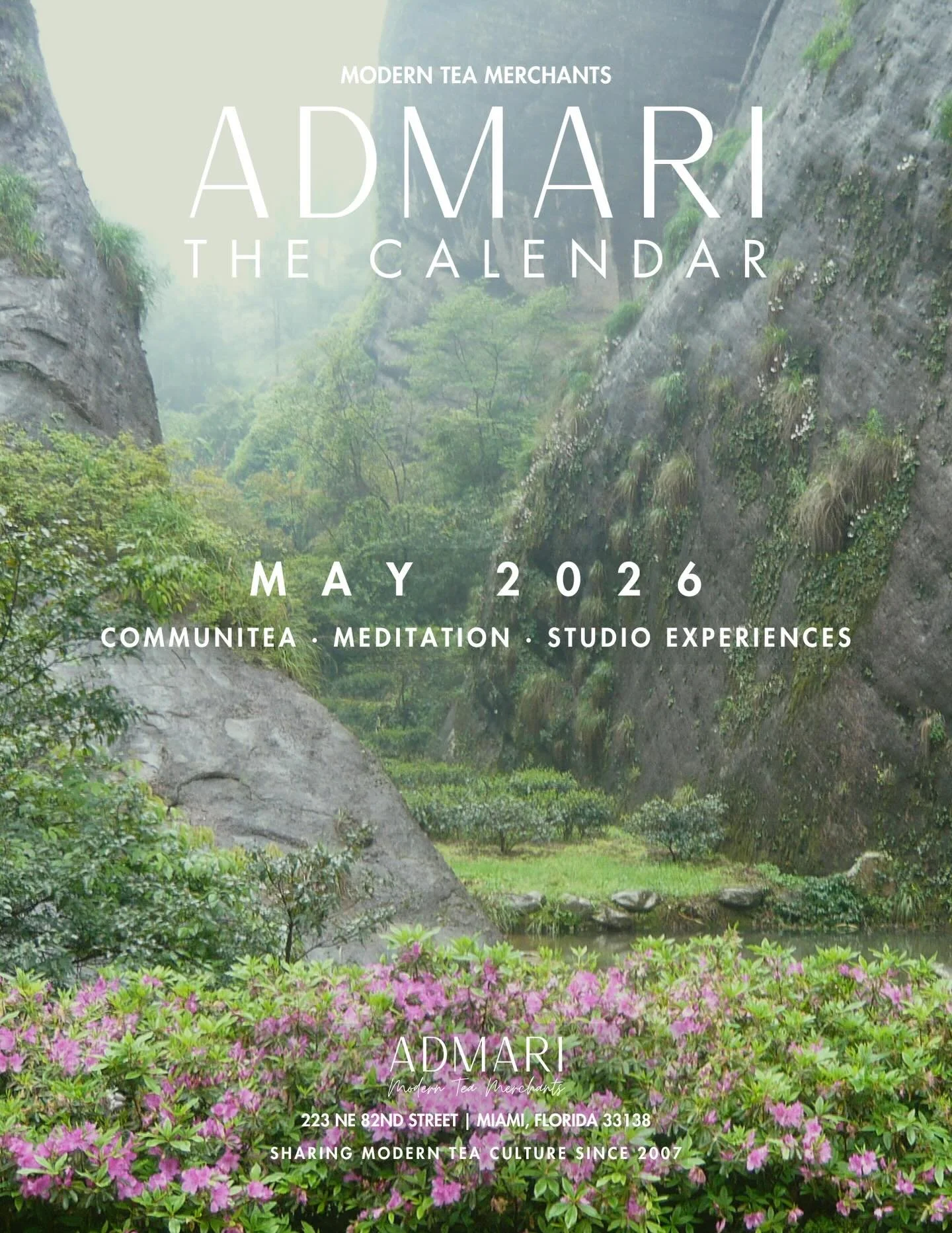 May has arrived.

In the tea world, this is when the season begins to speak.

Throughout the month, fresh harvests will begin to arrive in Miami; spring teas from newly awakened gardens, leaves shaped by weather, soil, and culture.

This is one of th