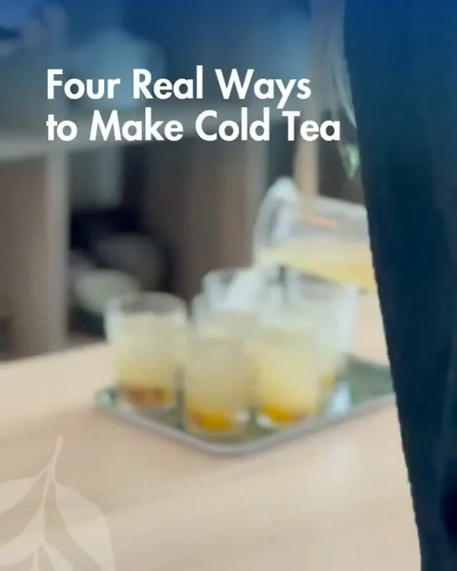 Cold tea deserves the same care as hot, just a little more patience.

We put together a full guide on four real ways to make it: cold steep, ice steep, hot to chill (or hot to ice), and blender matcha. Which teas suit each method, the exact ratios, a