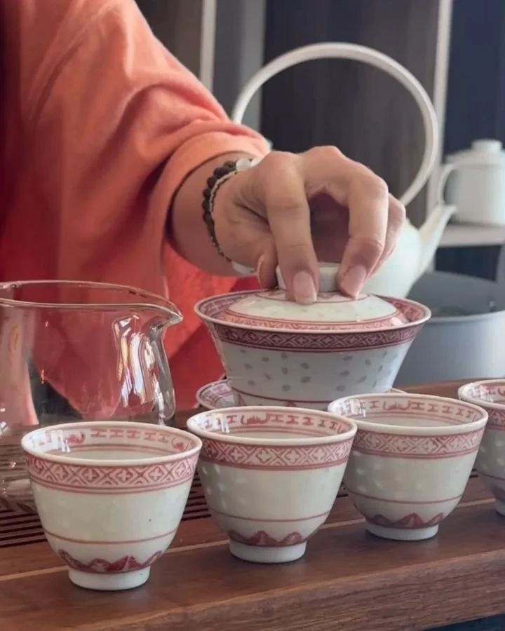 Right now, Adrienne's in the heart of Hong Kong, immersed in everything the world of tea has to offer this week, before any of it makes its way home to our wall.

That kind of trip is worth a shorter week in the studio, and it's exactly the kind of c
