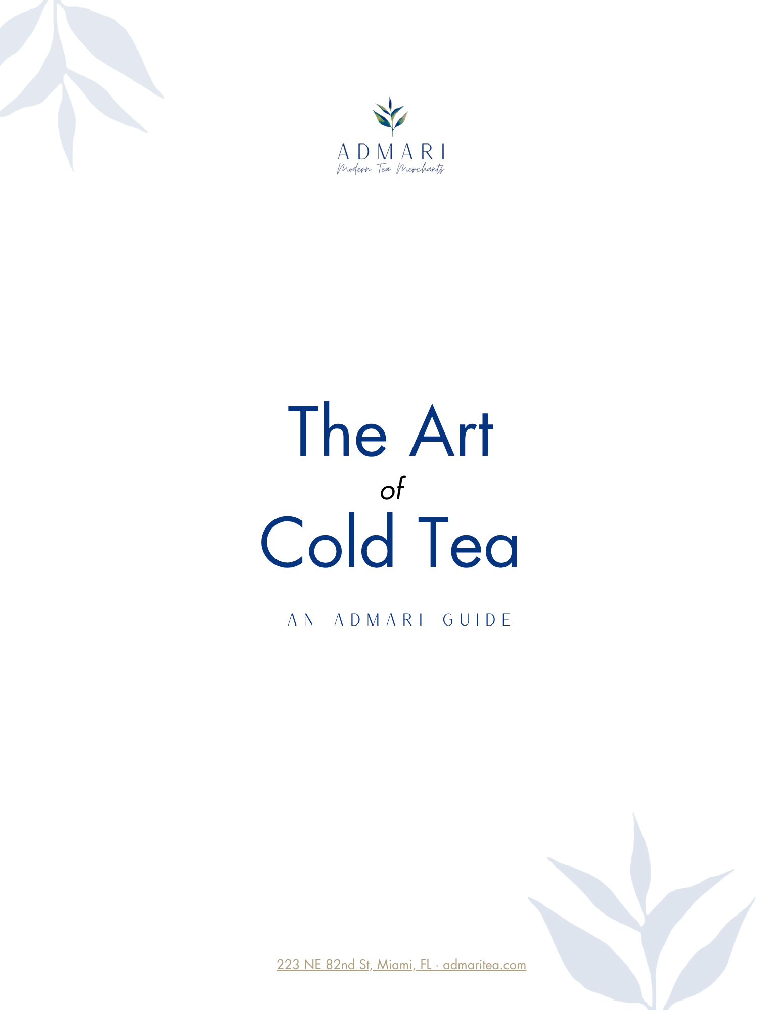 Admari - The Art of Cold Tea Cover.png