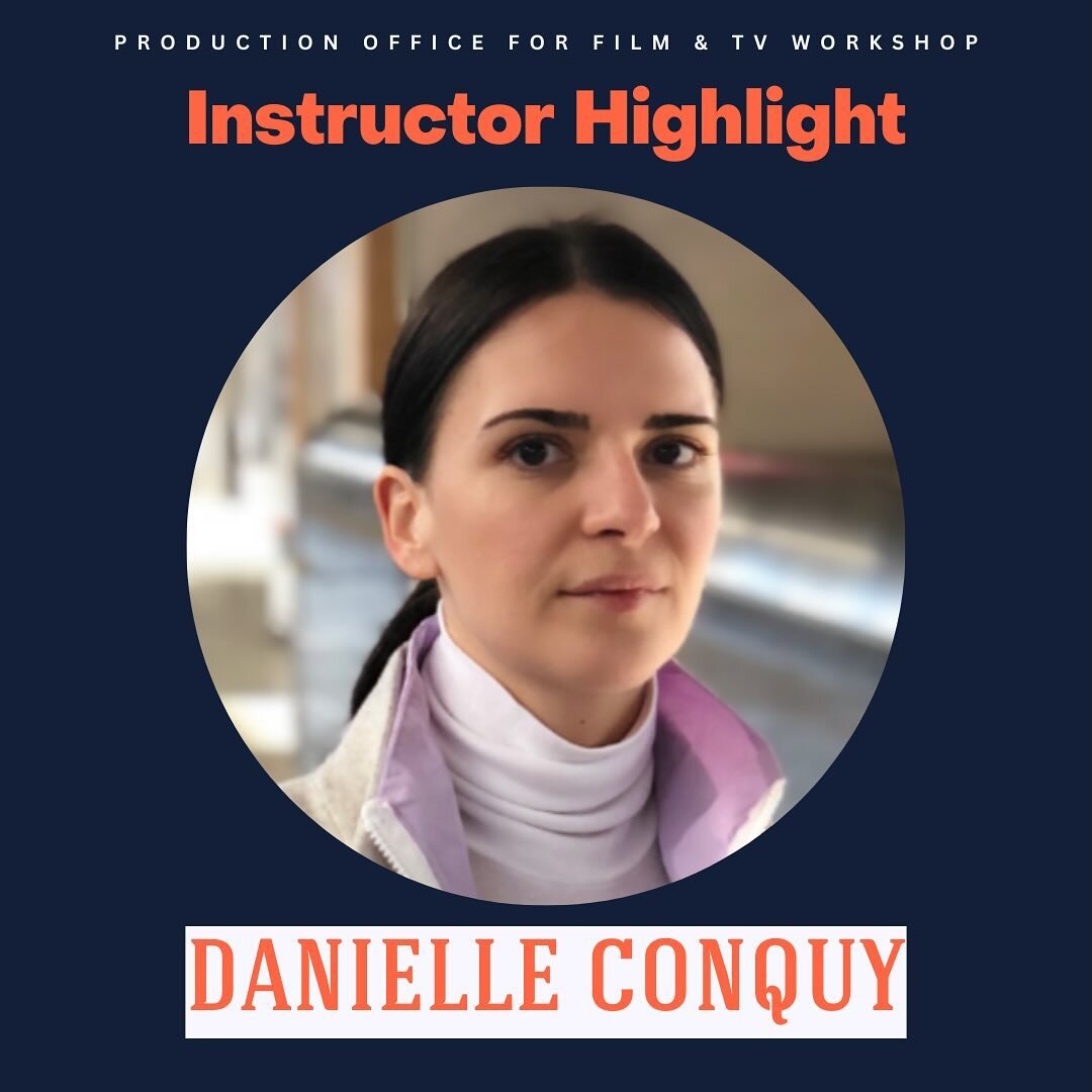 Meet Production Office lead instructor Danielle Conquy!

Danielle is a Production Coordinator in New York City, who has worked in Film/TV production for the past twelve years. Recently, she was UPM/Associate Producer on &ldquo;Barron&rsquo;s Cove&rdq