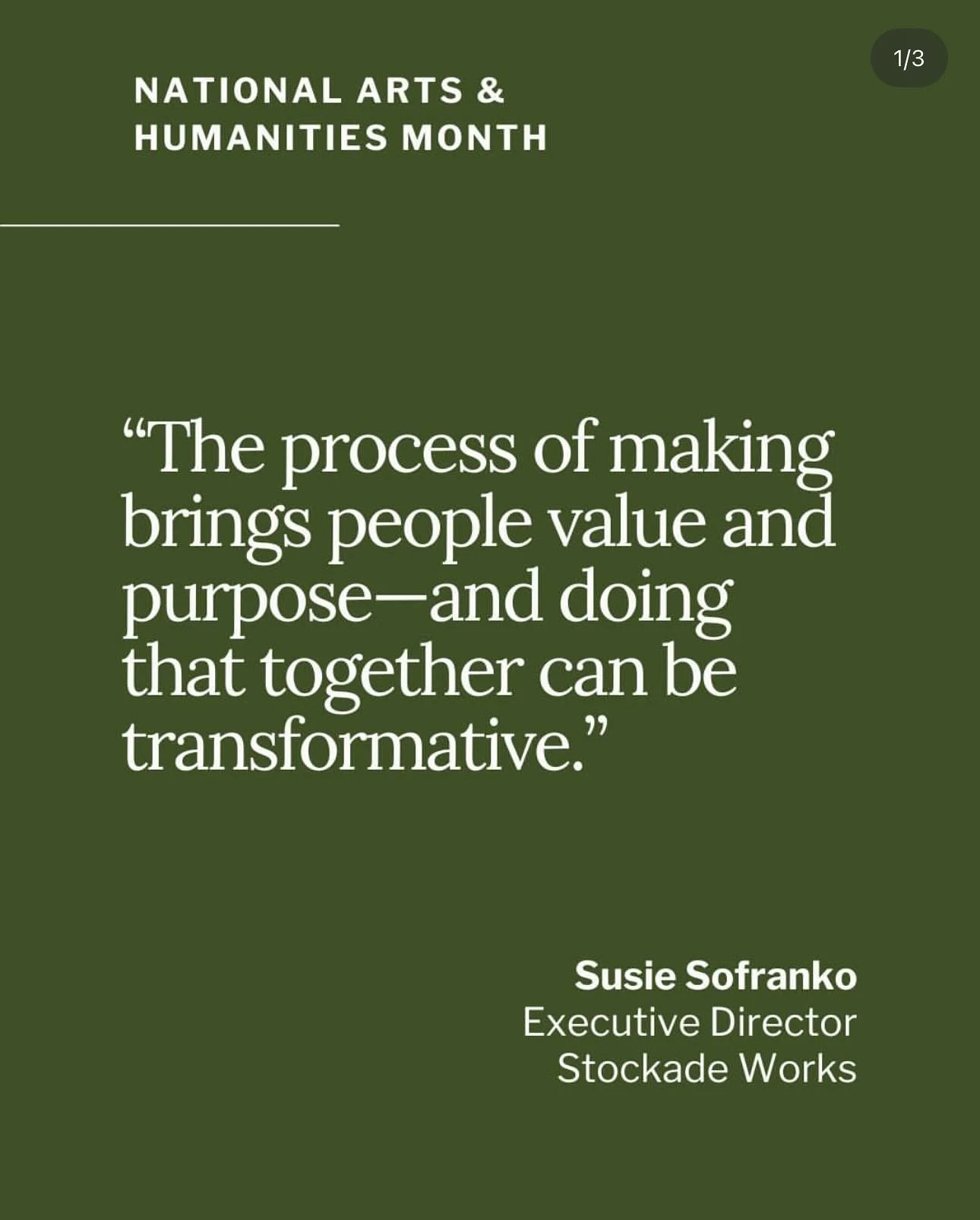 On August 10th, Stockade Works Executive Director Susie Sofranko joined @wsworkshop Acting Director Natalie Renganeschi and Poet and @bardcollege Writer in Residence Dawn Lundy Martin for a discussion on how the arts strengthen communities. Moderated