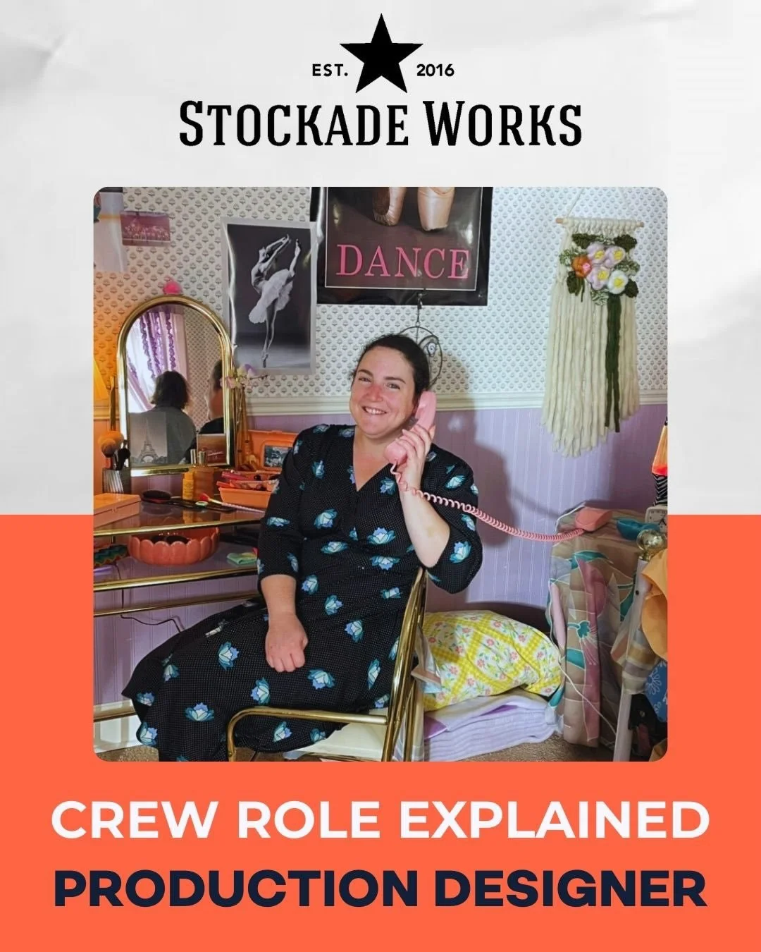 Meet Nicole Montagnino, Production Designer and valued Stockade Works instructor, who has worked in the Art Department for 15+ years. Scroll through to read about the importance of the Art Department, how the many roles within it collaborate to creat
