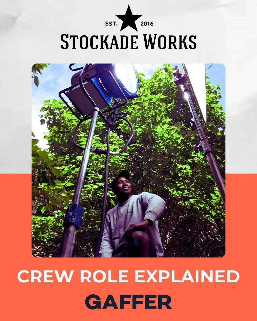 Meet Justyn Davis, Gaffer, Cinematographer, and Stockade Works lighting instructor, who has been working in the industry for over 20 years. Lighting is a critical department in any film or TV production, collaborating closely with the Grip, Camera, a