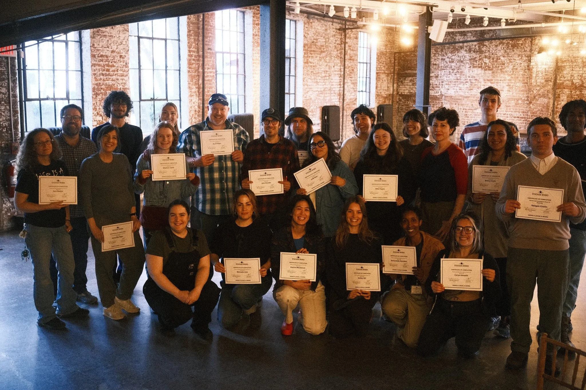 Stockade Works Trainings for local residents in their Core Program