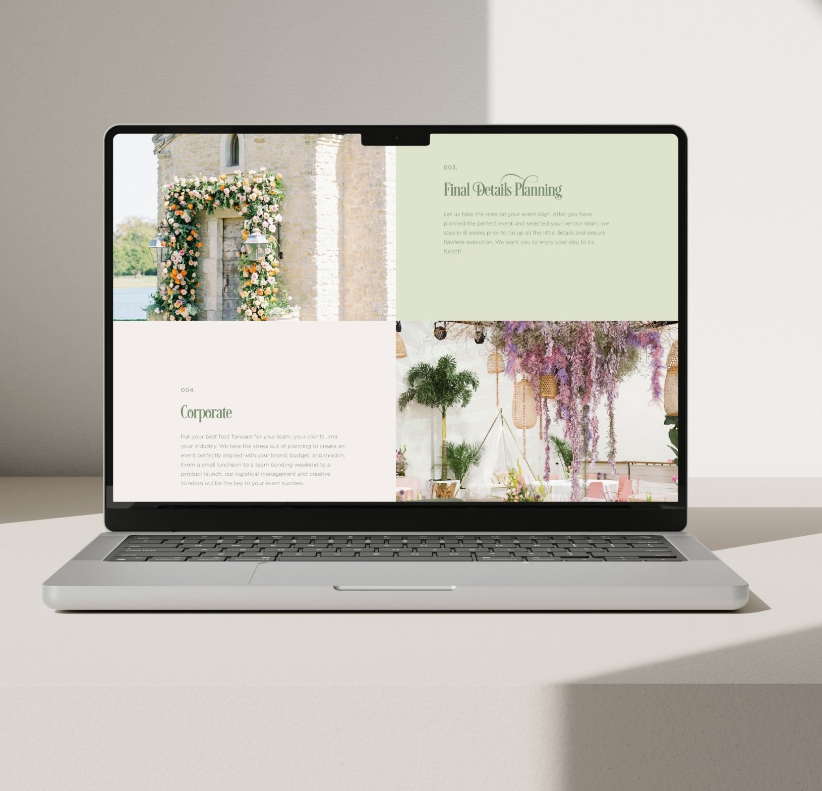 Custom Squarespace Website Design for Luxury Wedding Planners - Made by NF Studio.jpg