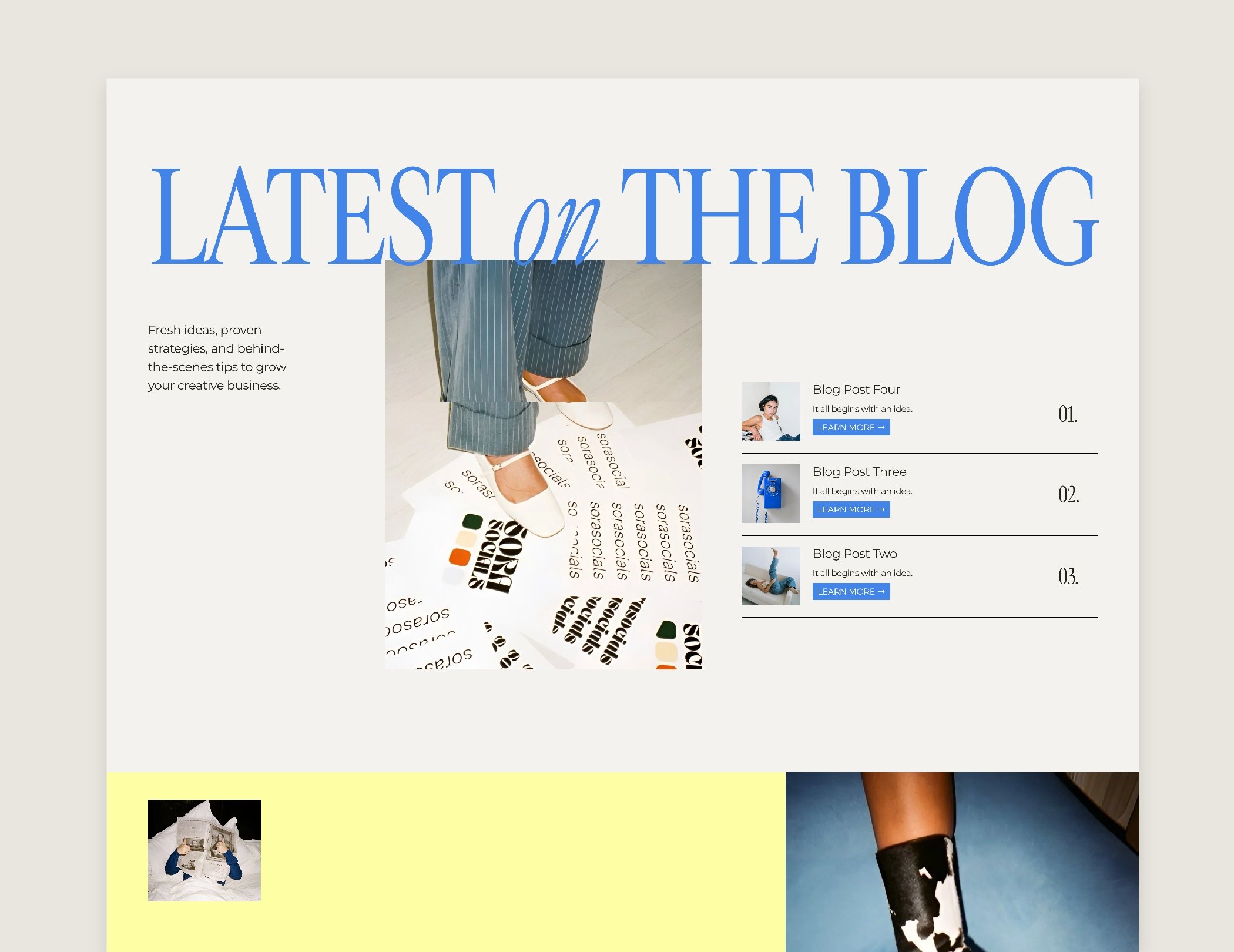 Best Minimalist Squarespace Templates for Creatives in 2026 — Made by NF