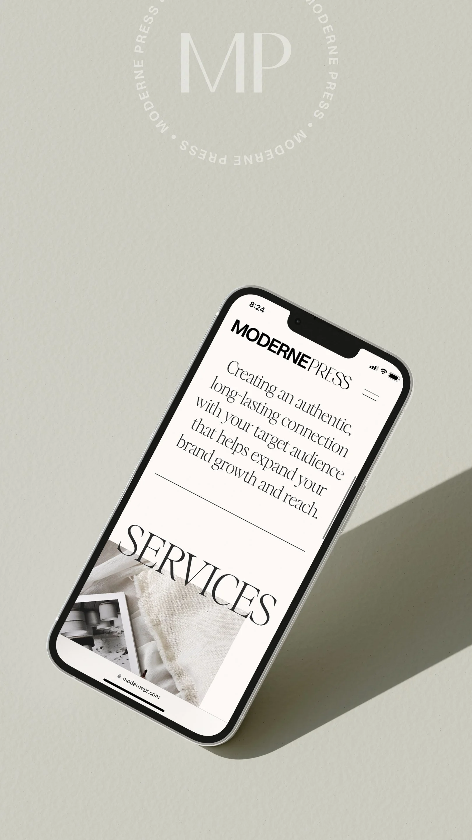 Modern Squarespace Web Design for PR Firm - Agency Squarespace Website Design Modern.jpg