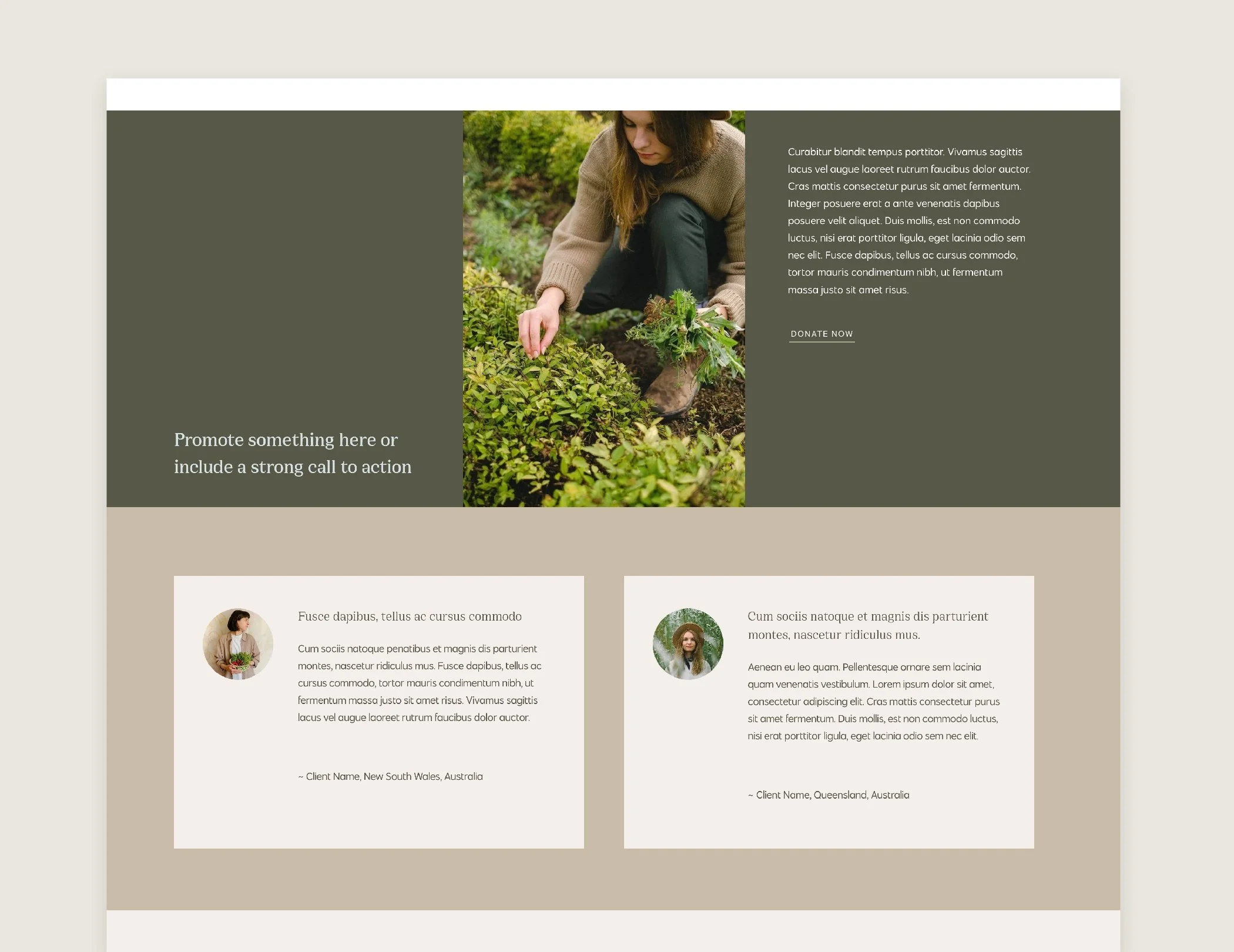 colorblock squarespace website mock up
