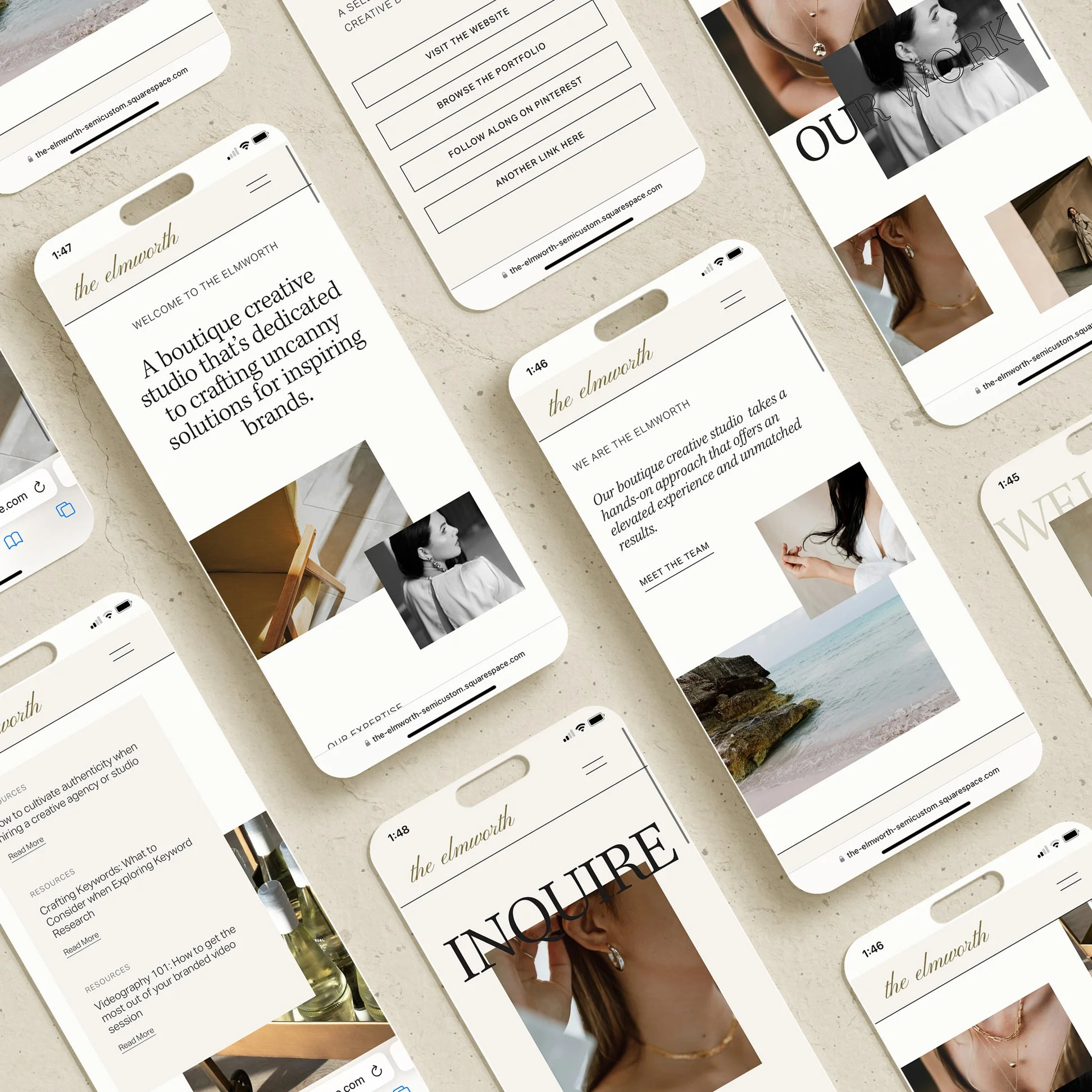 Squarespace website design for photogrpahers and creatives - semi custom website services.jpg