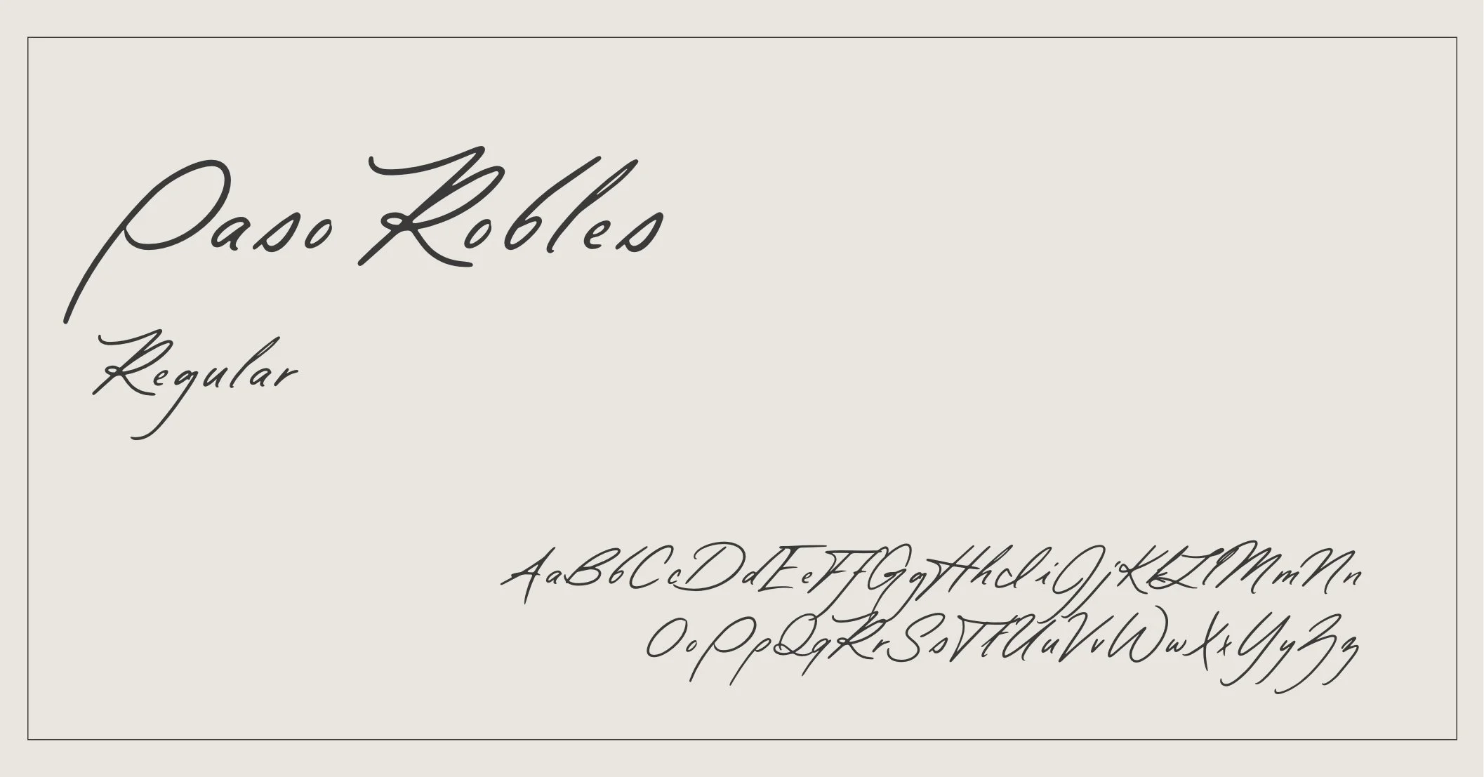 Interior Design Fonts - Paso Robles