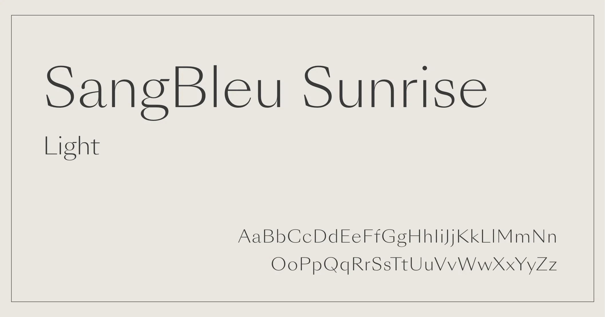 Interior Design Fonts - SangBleu