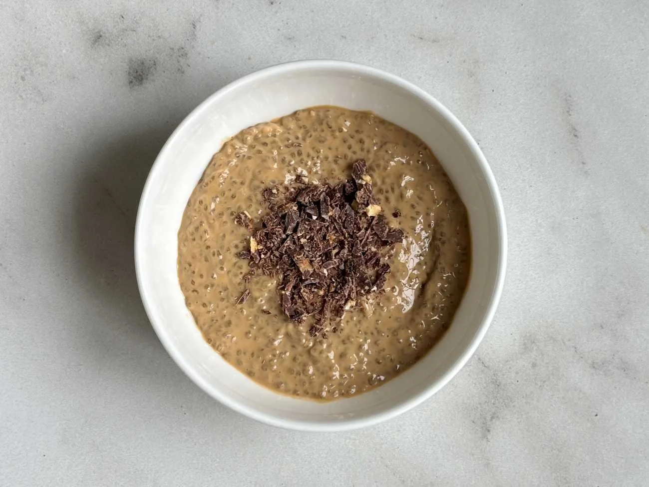 Creamy Espresso Protein Chia Pudding